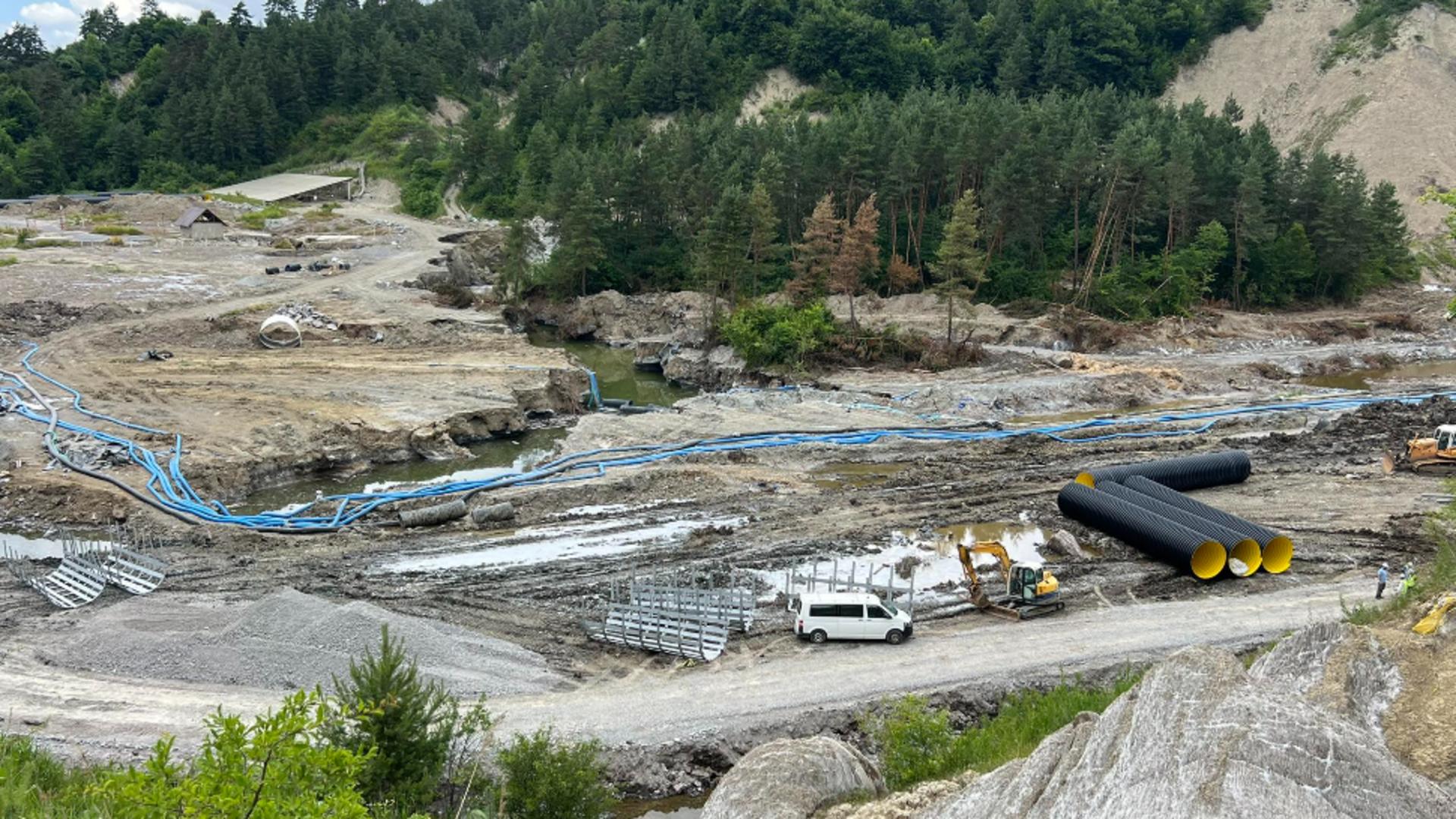 Dezastrul de la Praid. Concentrația de sare pe Târnava Mică, în CREȘTERE! Apa potabilă rămâne o problemă: avertismentul autorităților locale/ Arhivă foto