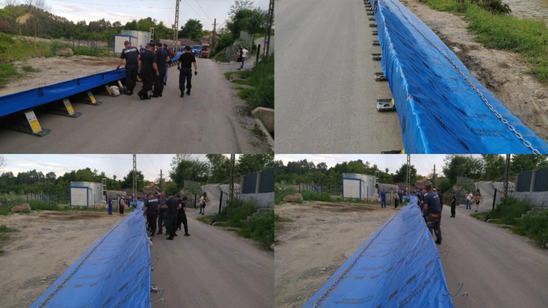 Mobilizare impresionantă de forțe la Praid. FOTO: IGSU 