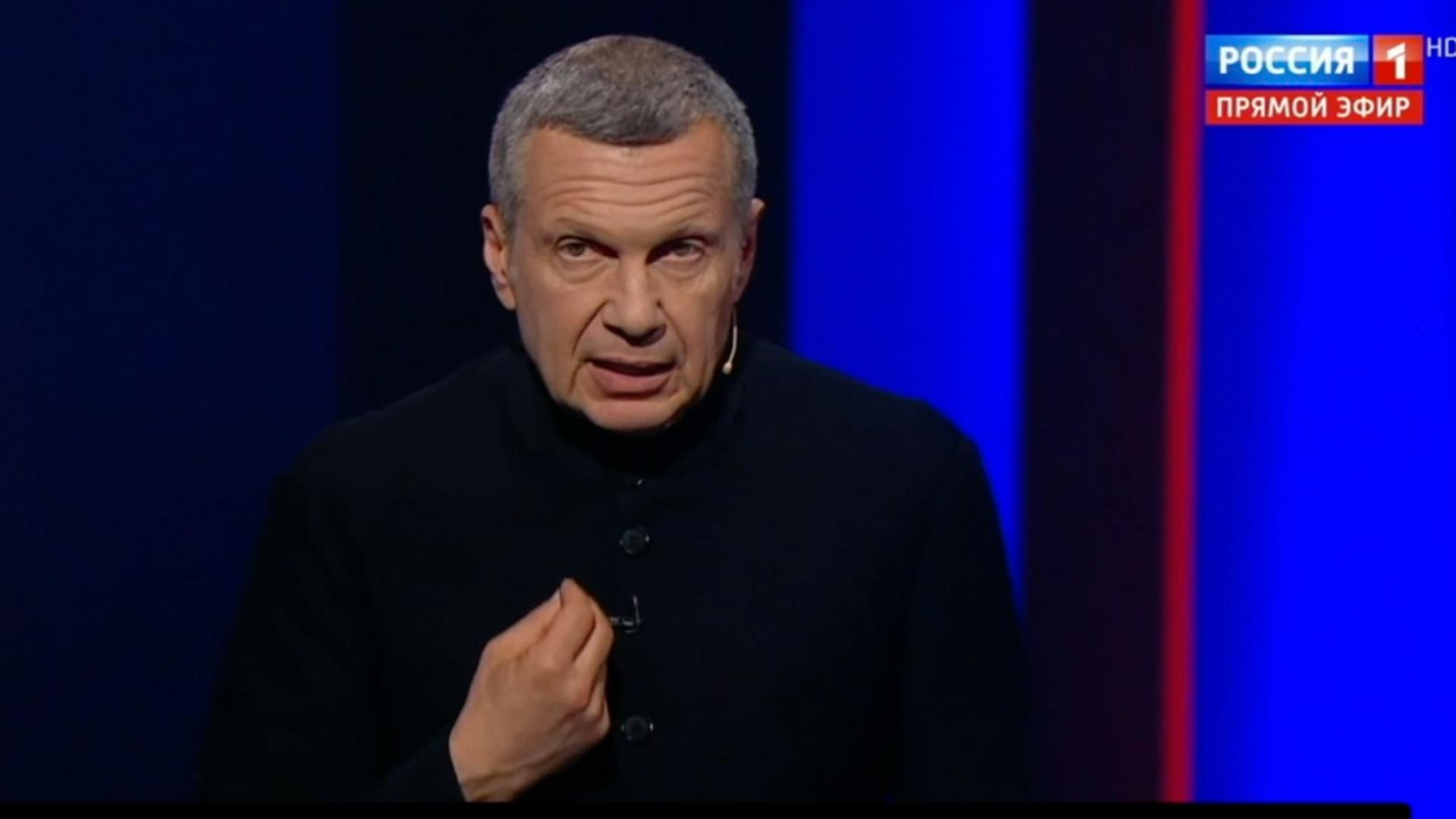 Încă un delir al propagandistului lui Putin. Foto: Profimedia