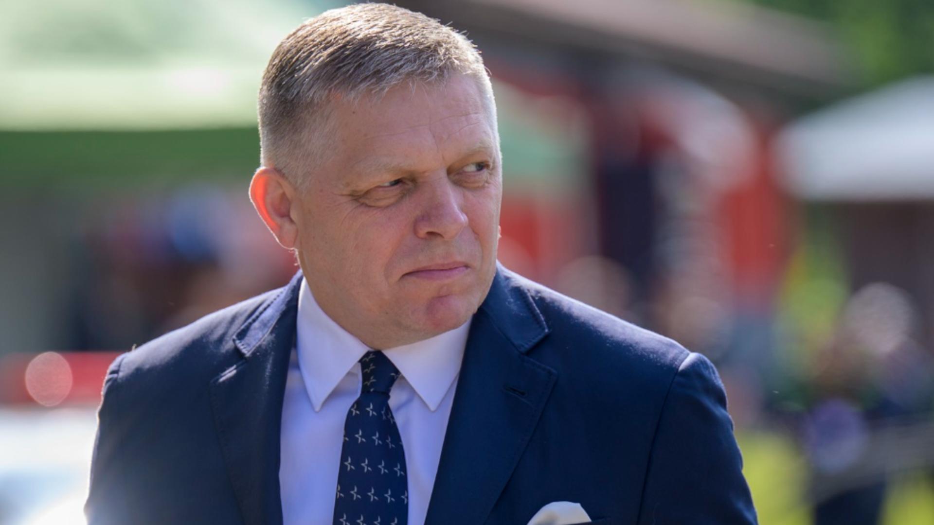 Premierul Slovaciei, Robert Fico. Foto: Profimedia
