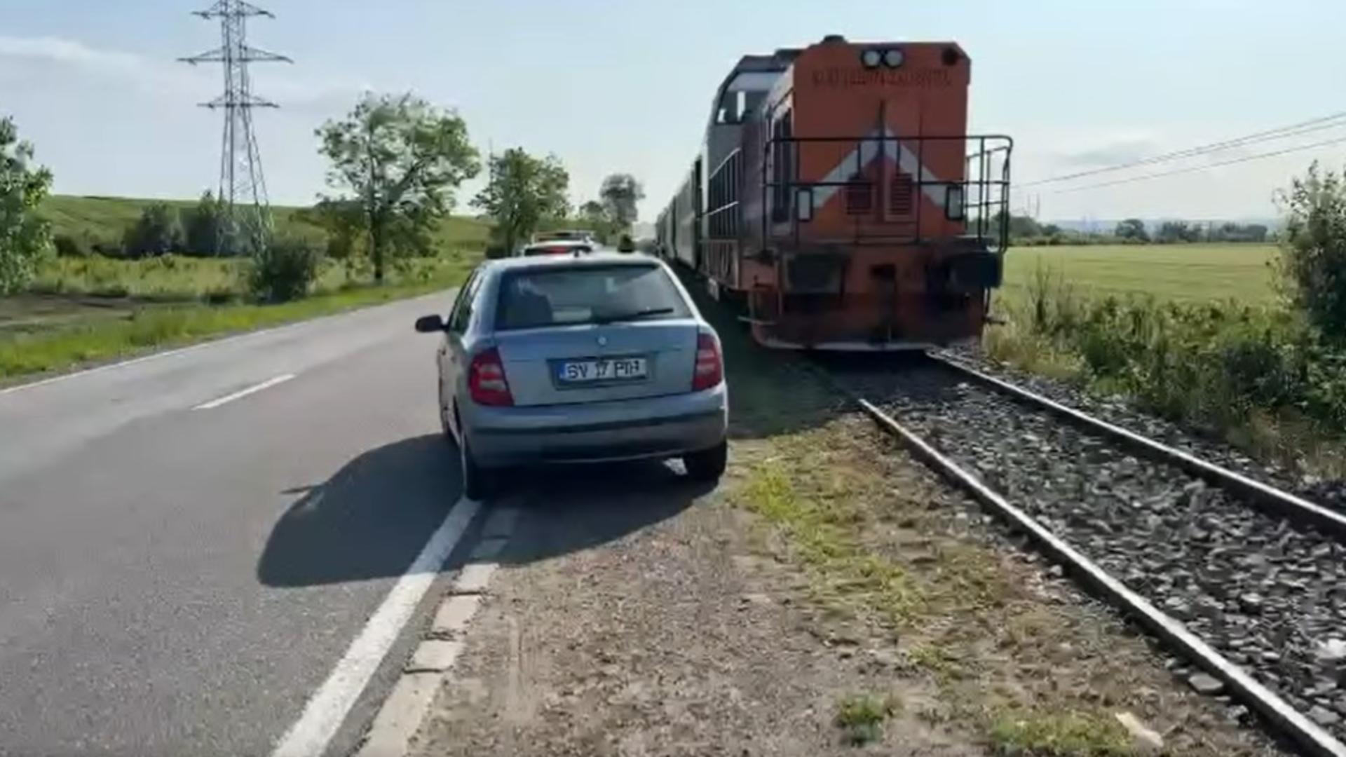 O „parcare” cum rar poți vedea! Foto/Captură video