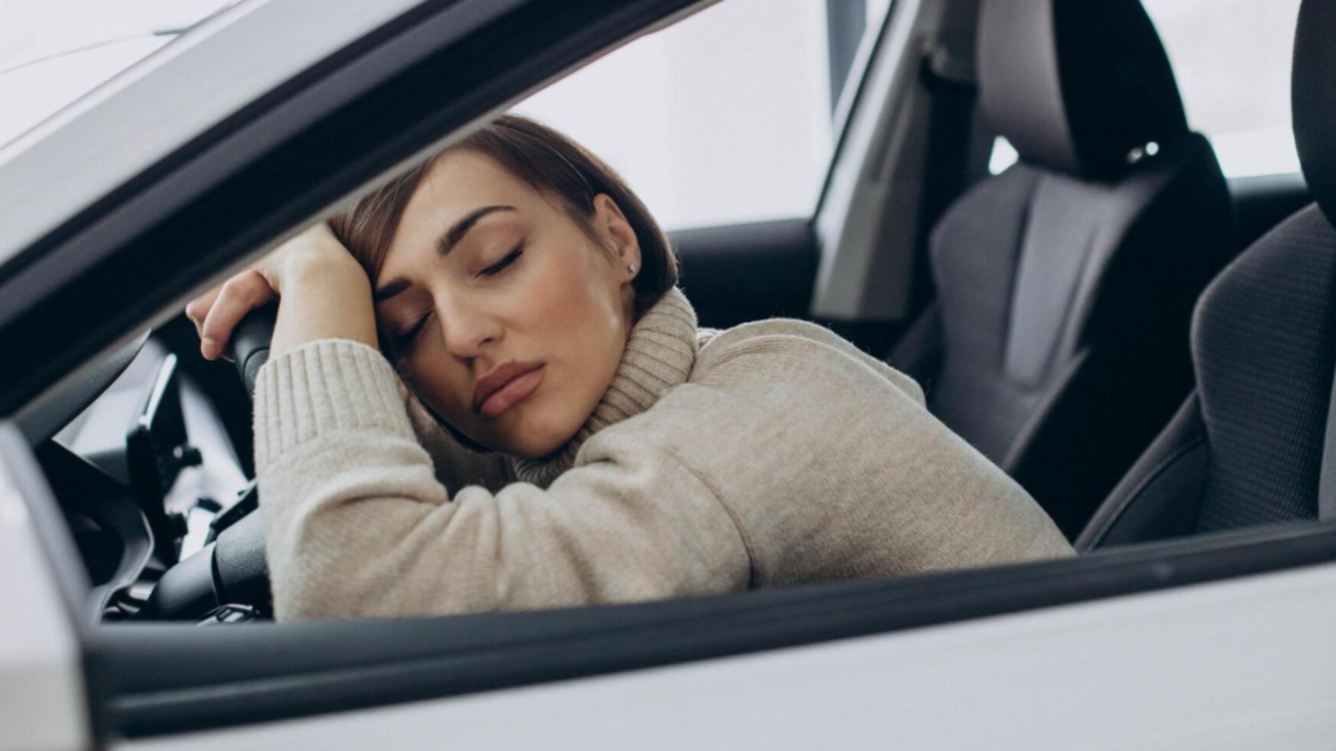 Poliția Rutieră îi poate amenda pe șoferii obosiți