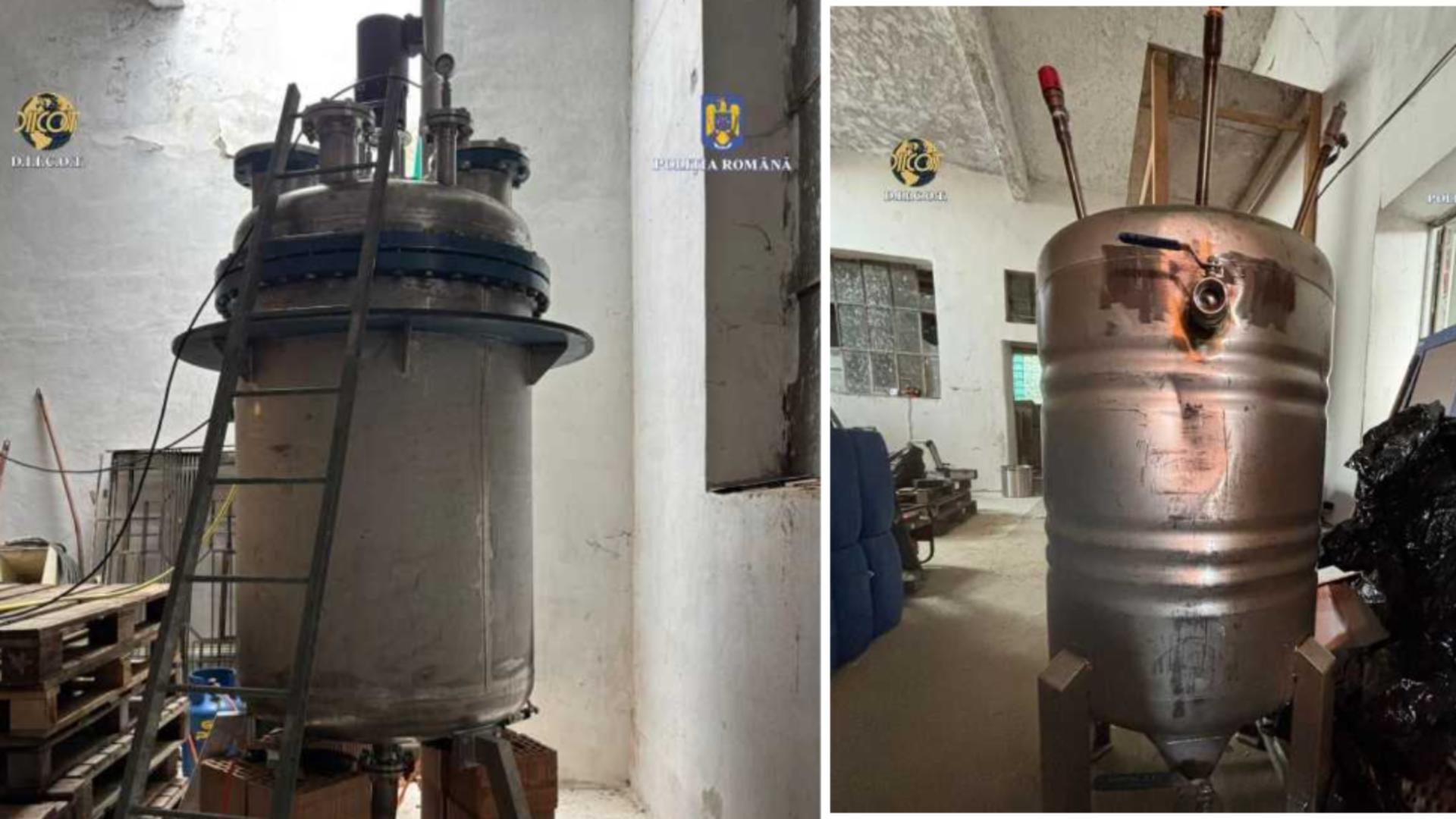 O adevărată uzină de droguri sintetice, descoperită de DIICOT în județul Brașov