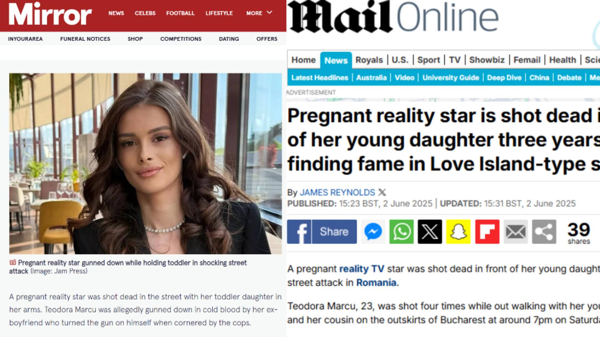 Drama Teodorei Marcu a ajuns în presa străină