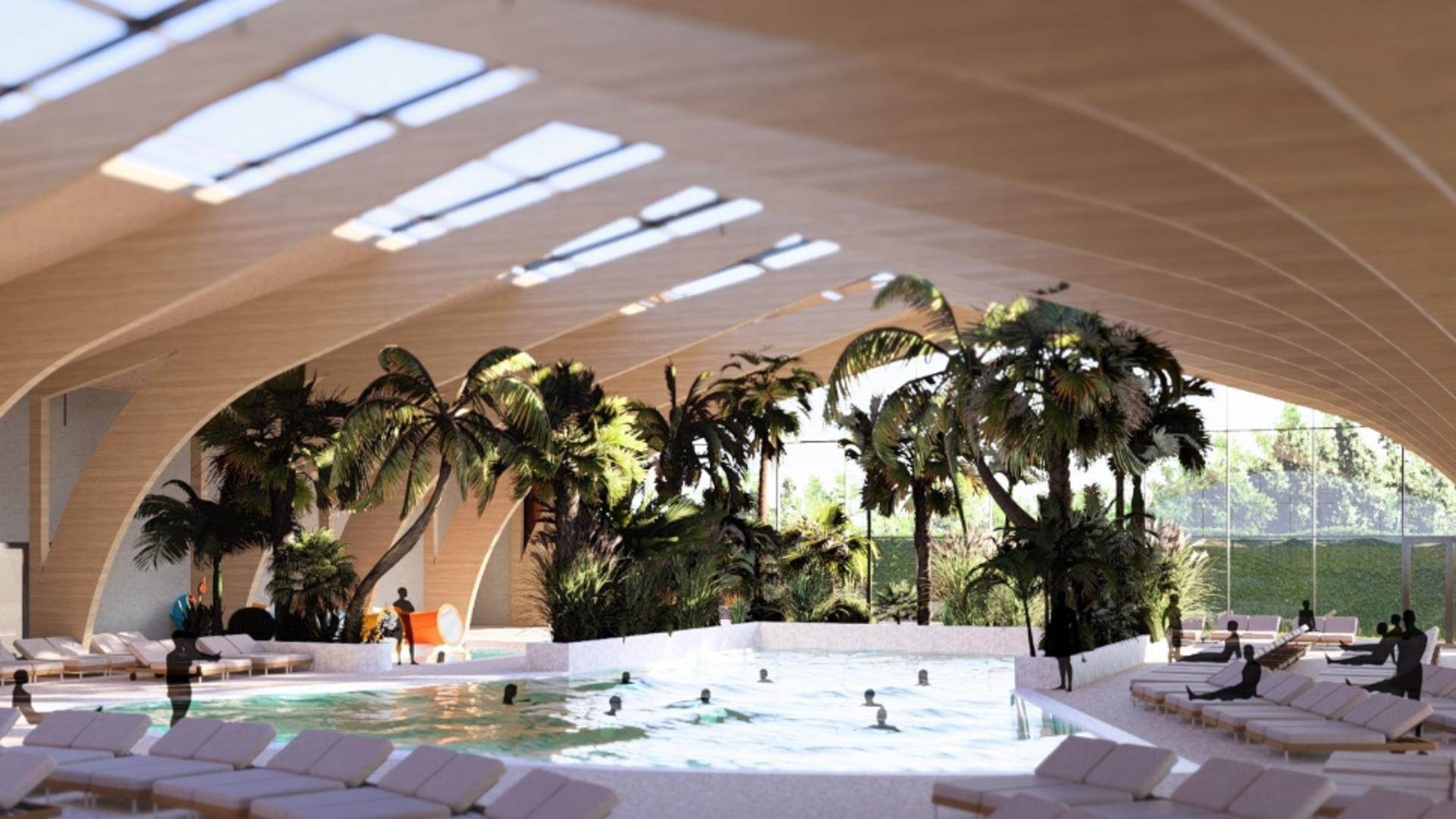 Un oraș sărac din România face valuri cu un aquapark spectaculos. Foto: Facebook