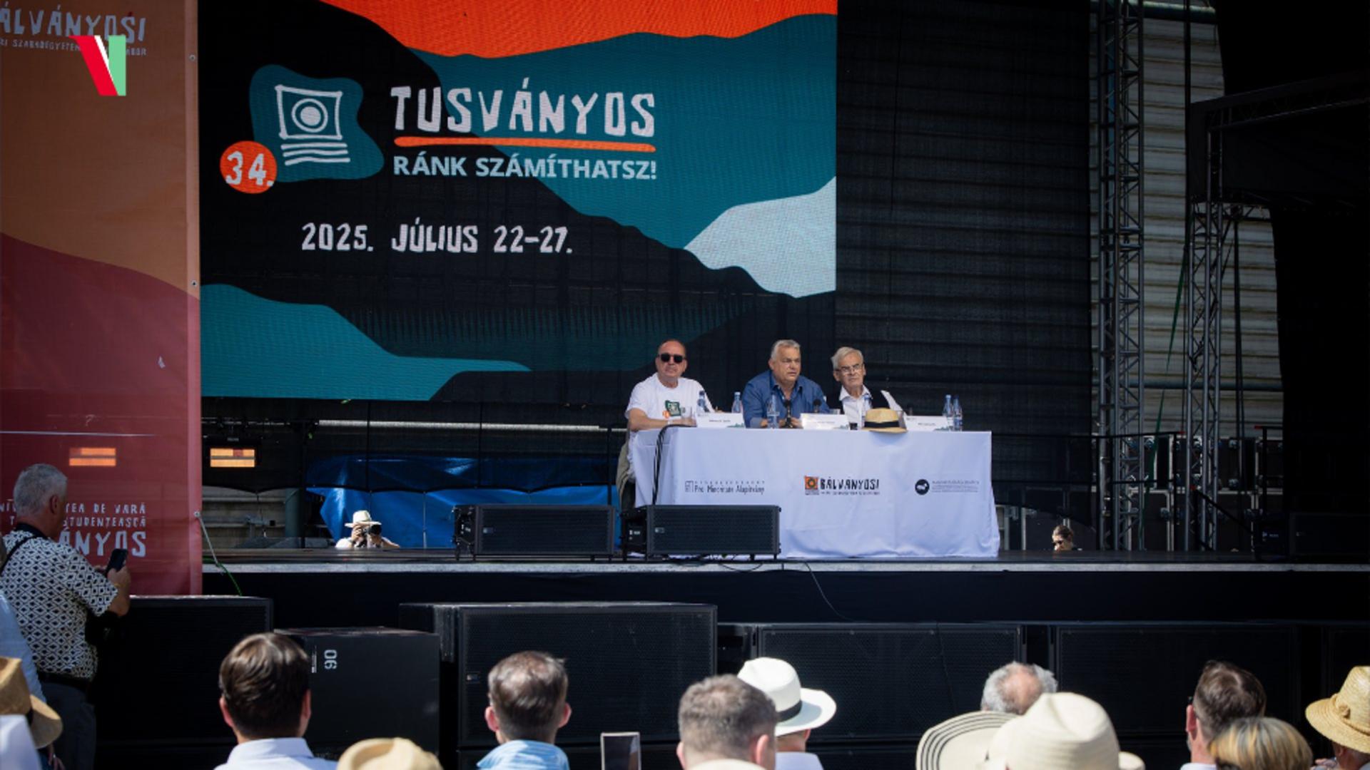 Viktor Orban și-a ținut tradiționalul discurs de la Băile Tușnad (foto; FB/V Orban)