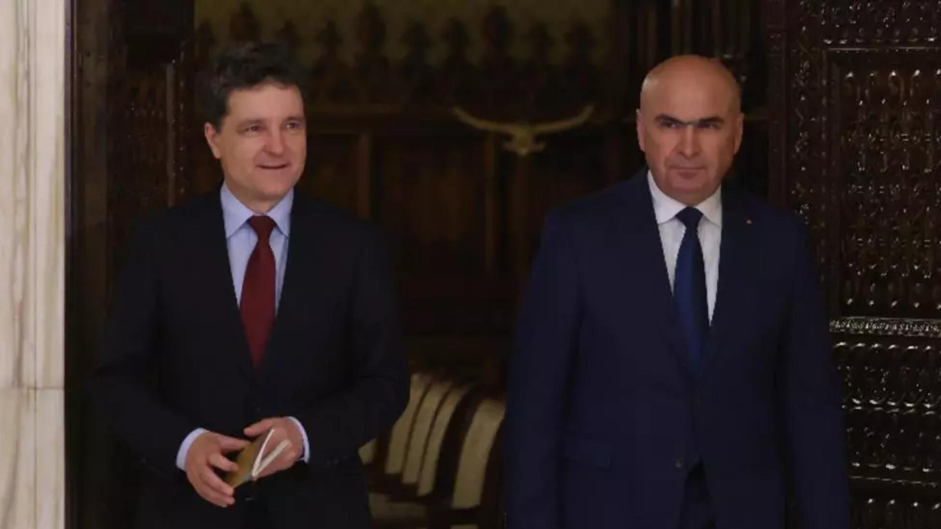 Ilie Bolojan si Nicușor Dan. Foto: Inquam Photos