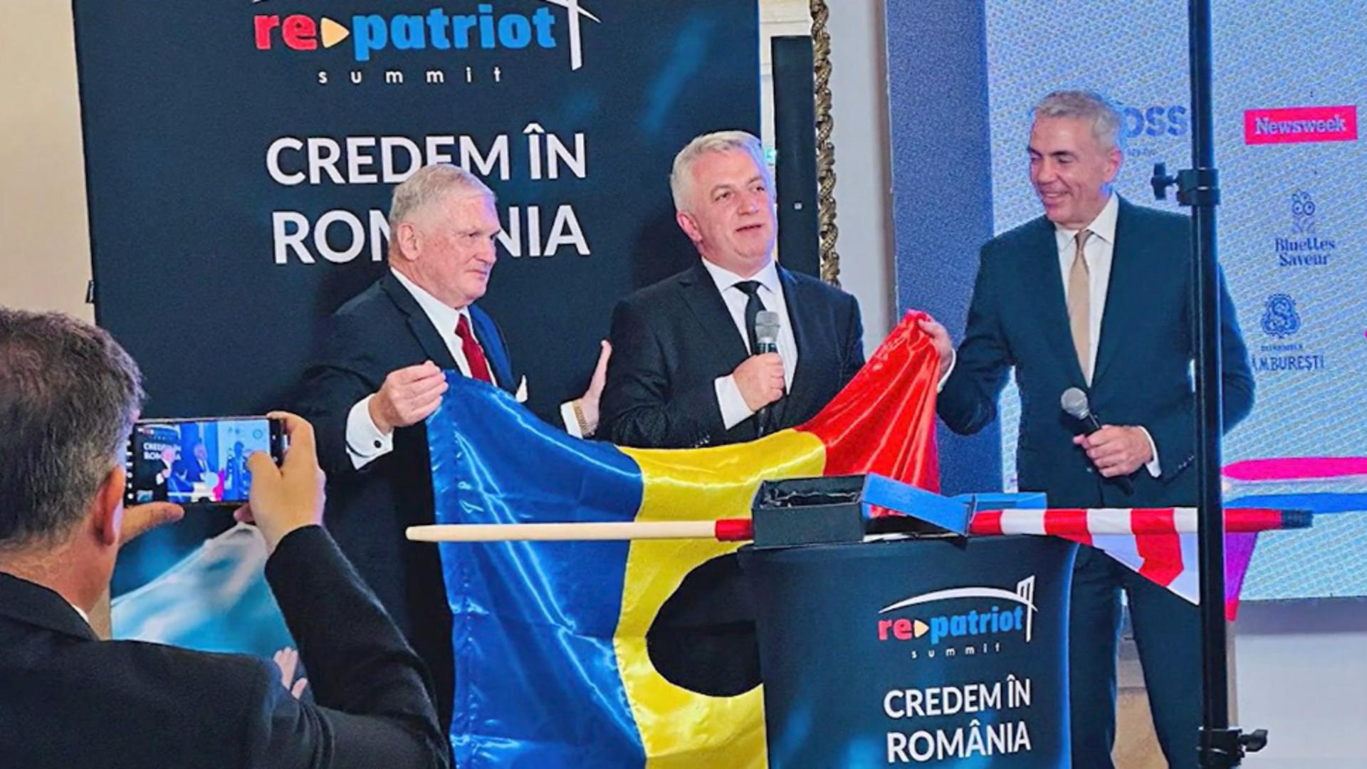 Fostul ambasador al SUA Adrian Zuckerman, Marius Bostan și Dragoș Anastasiu