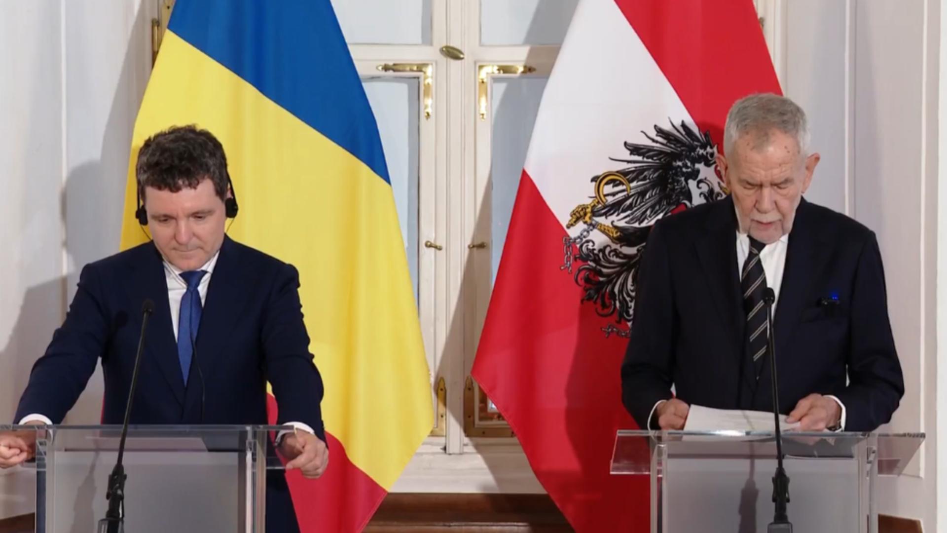 Președintele Austriei recunoaște: Blocarea aderării României la Schengen a fost o greșeală politică și economică/ Captură video