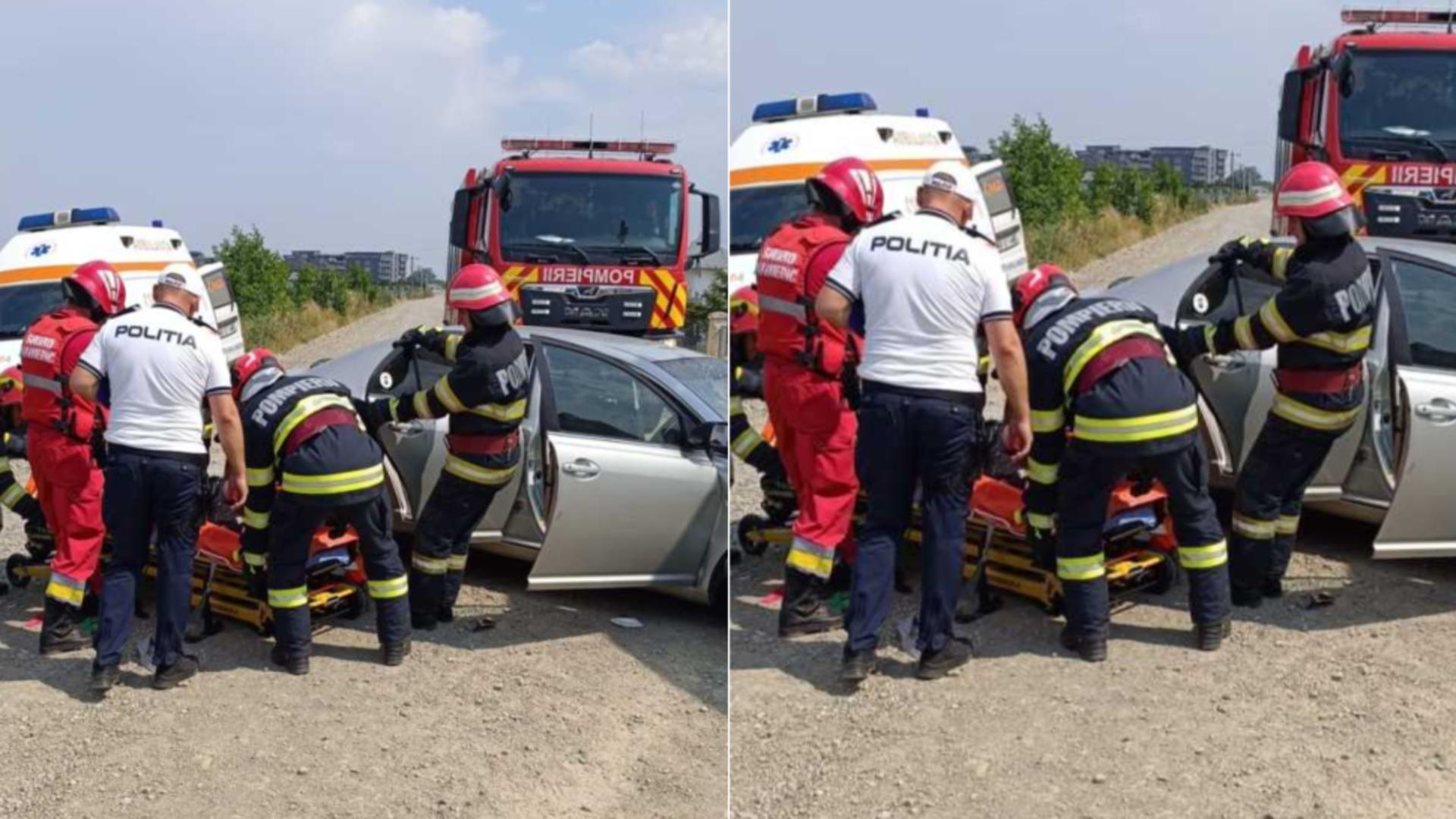 Accident grav în județul Suceava. FOTO: ISU Suceava 