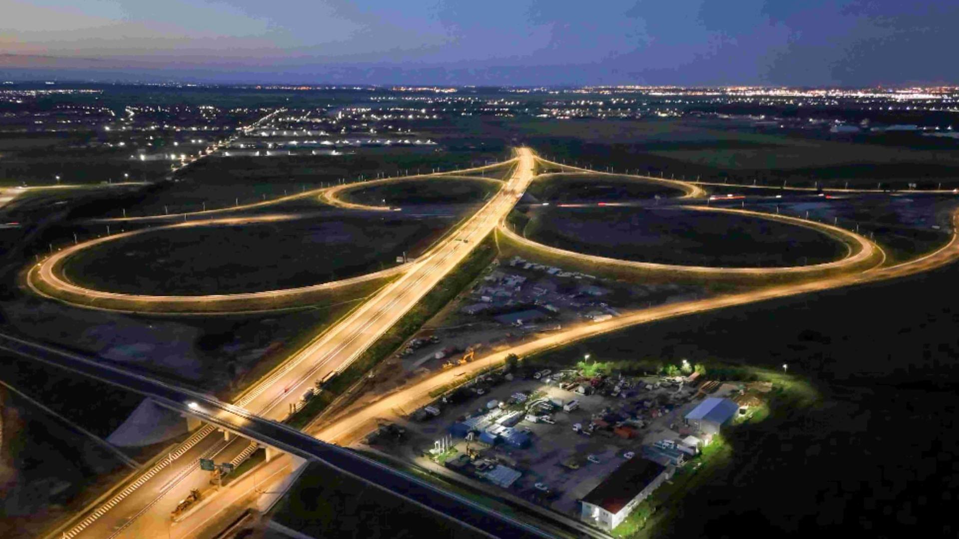 Autostrada A0 Sud este completă: AKTOR a dat în trafic Lotul 3 