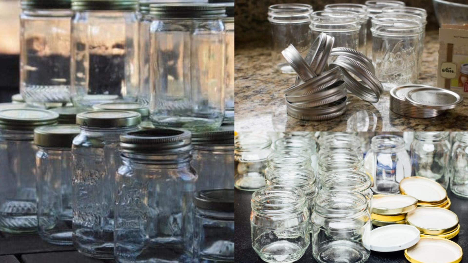 Ce poți să faci cu borcanele goale din casă