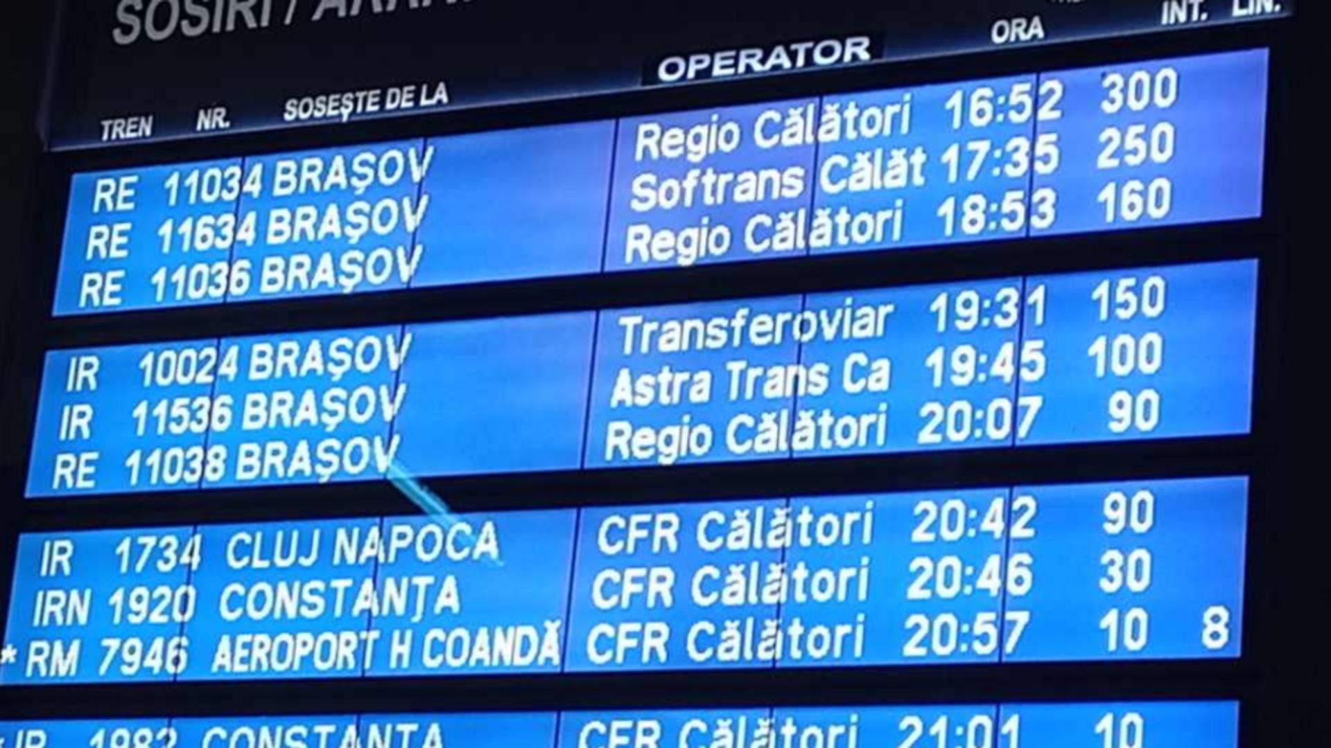 Haos în Gara de Nord din București. FOTO: Realitatea.net