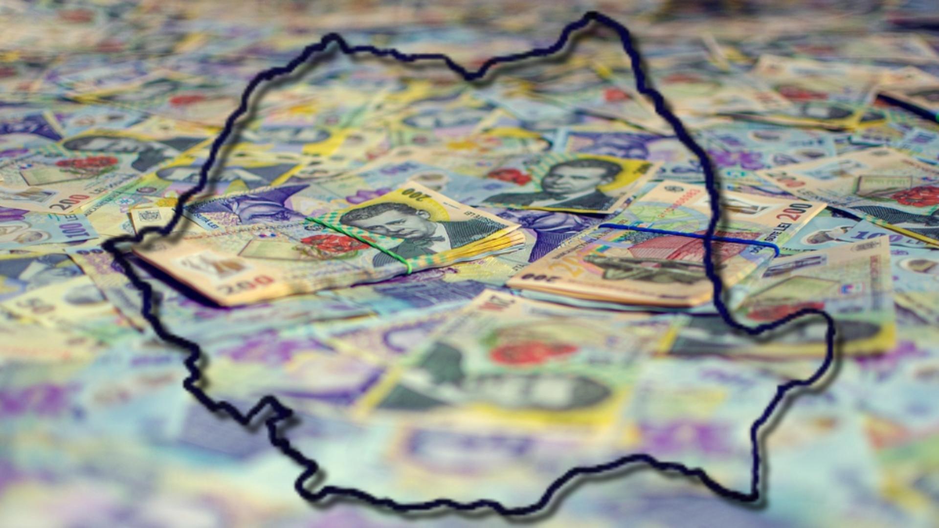 Deficitul bugetar a ajuns la 4,04% din PIB, după primele 7 luni. Veniturile au crescut mai mult decât cheltuielile