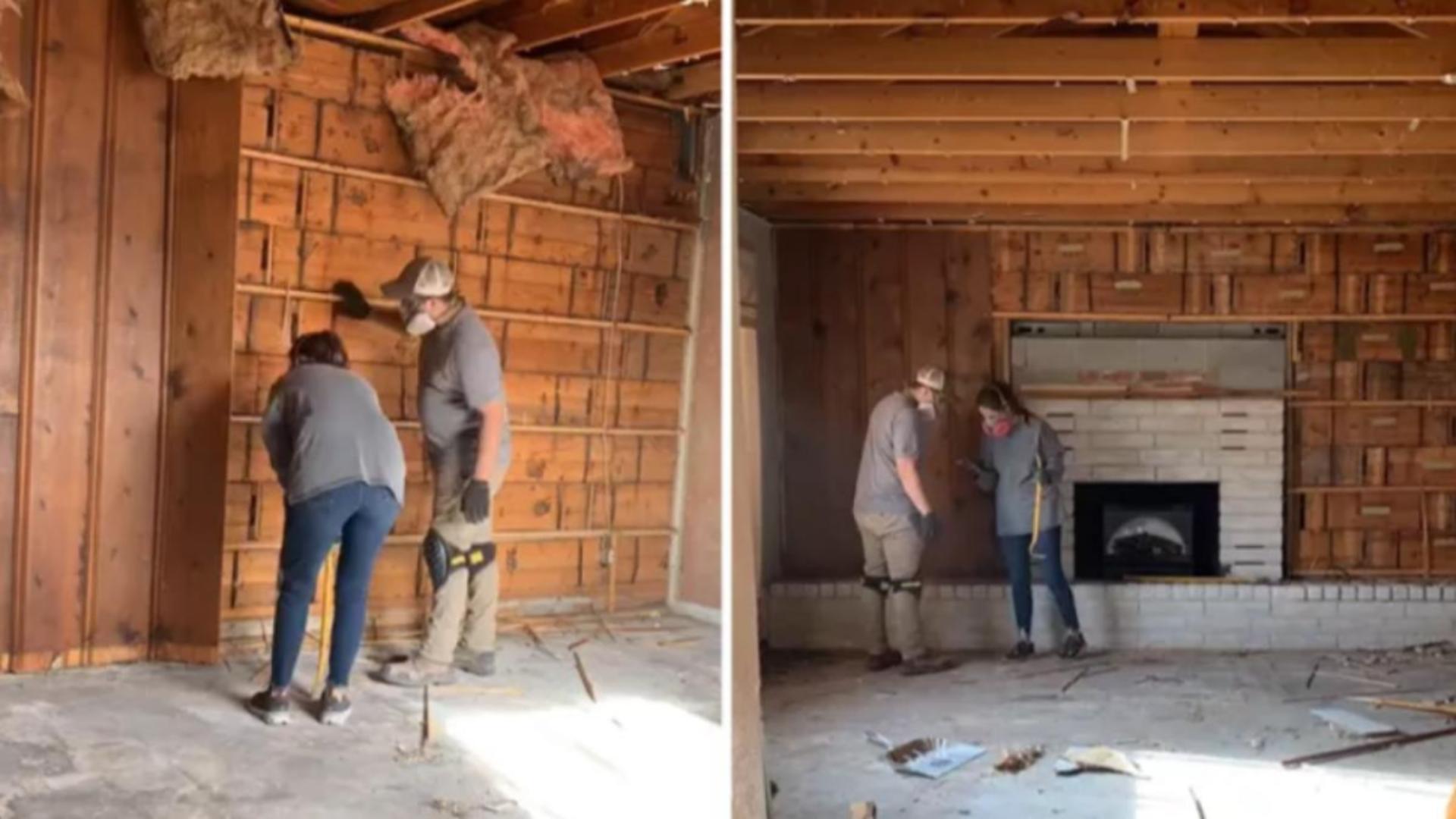 Descoperire neașteptată în pereții unei case vechi: lăzi de muniție din Al Doilea Război Mondial, folosite la construcție