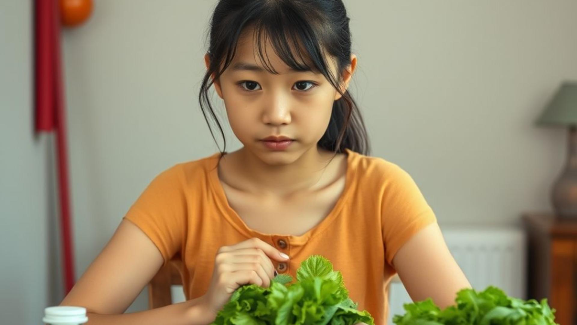 Adolescentă în pragul morții după două săptămâni în care a consumat doar legume și laxative. Foto ilustrativ