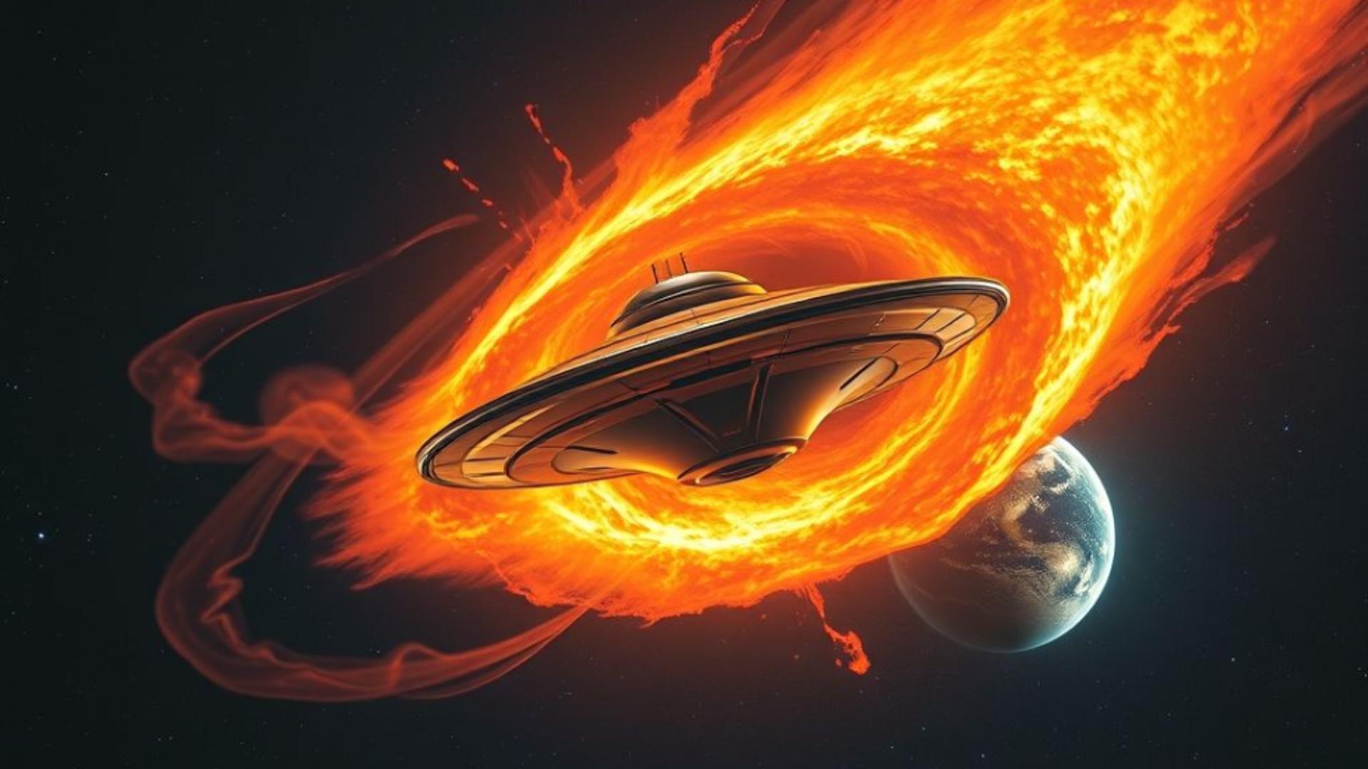 O „navă extraterestră ostilă” mascată sub forma unei comete se apropie de Pământ și a pus pe jar cercetătorii