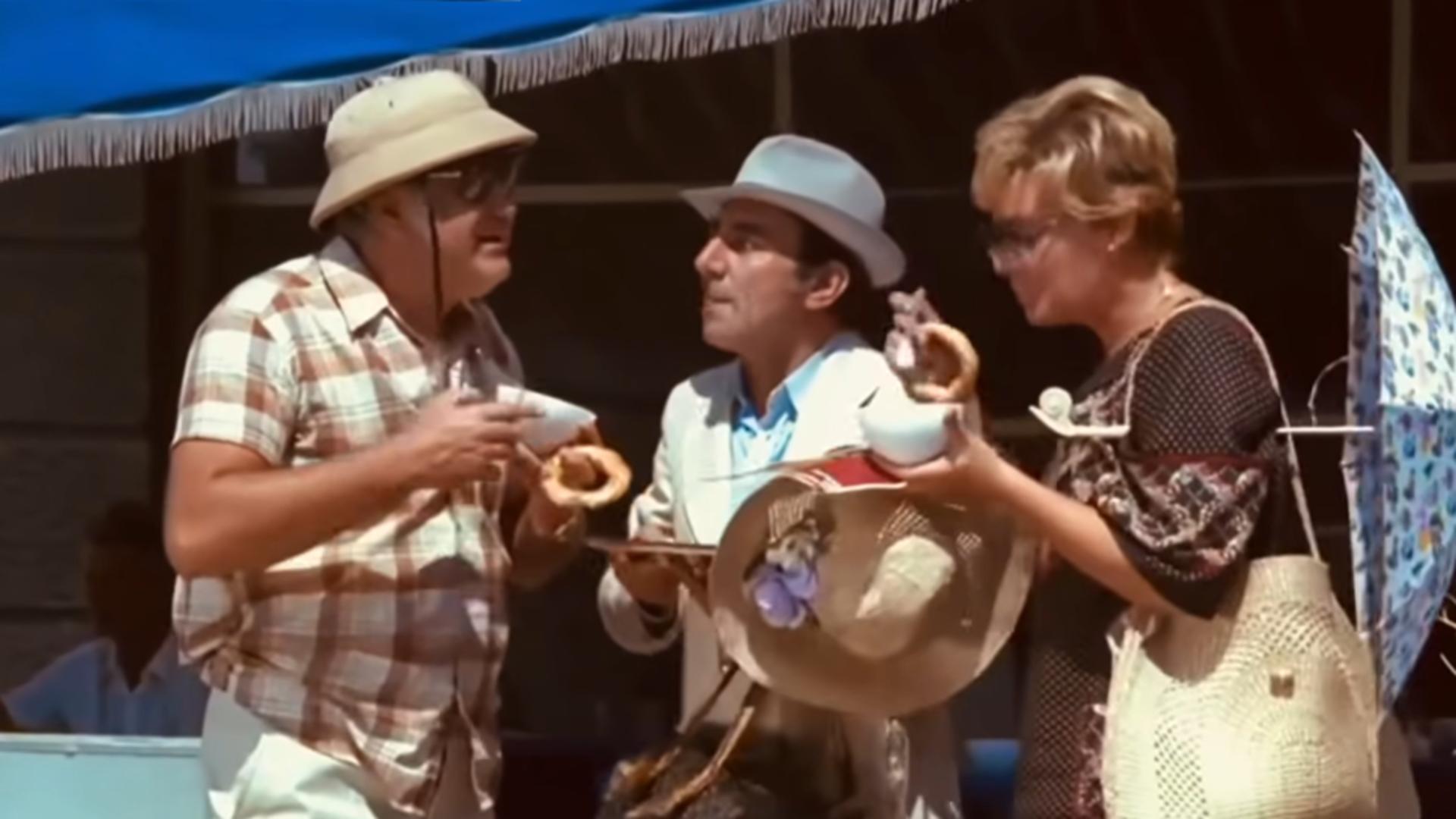 Produsele lui Goga au fost popularizate de actori renumiți (foto: Eu, tu și Ovidiu)