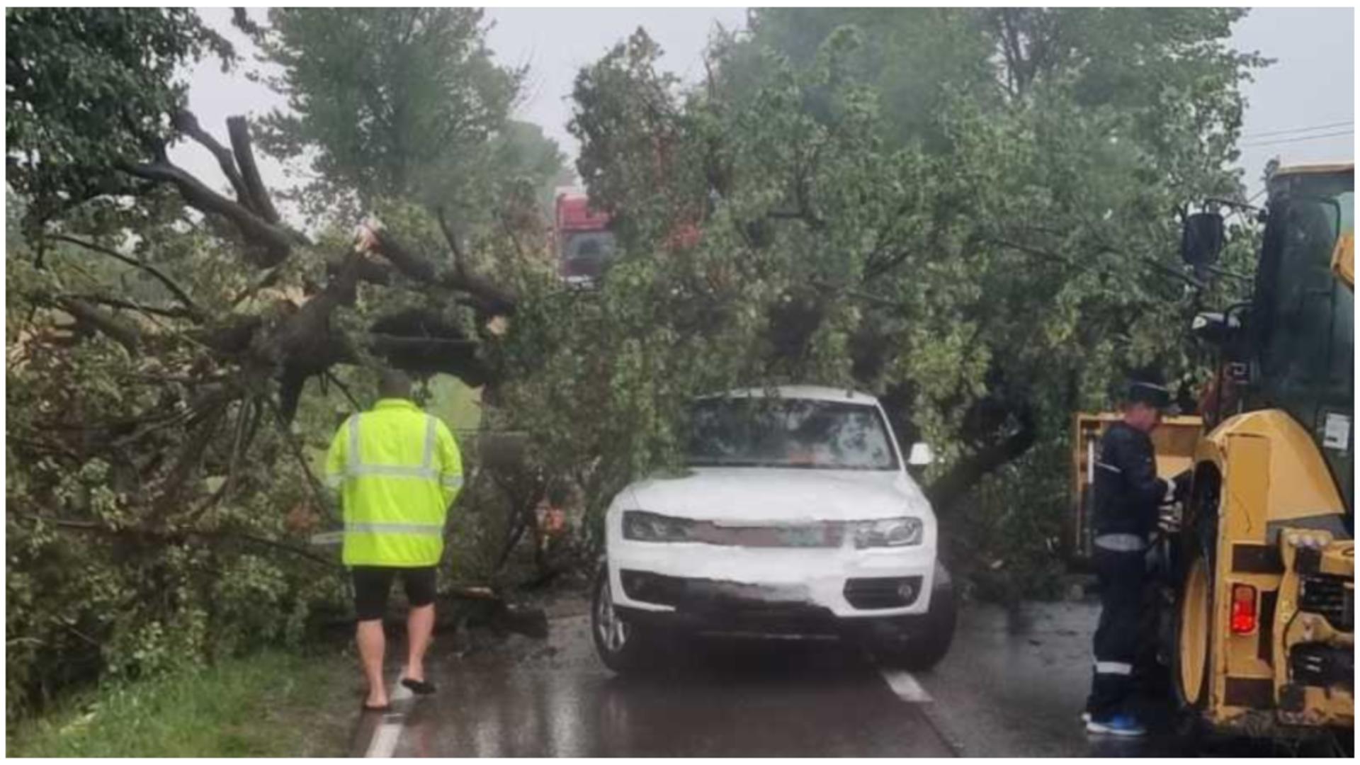 Furtuna a făcut ravagii în Neamț! FOTO: ISU 