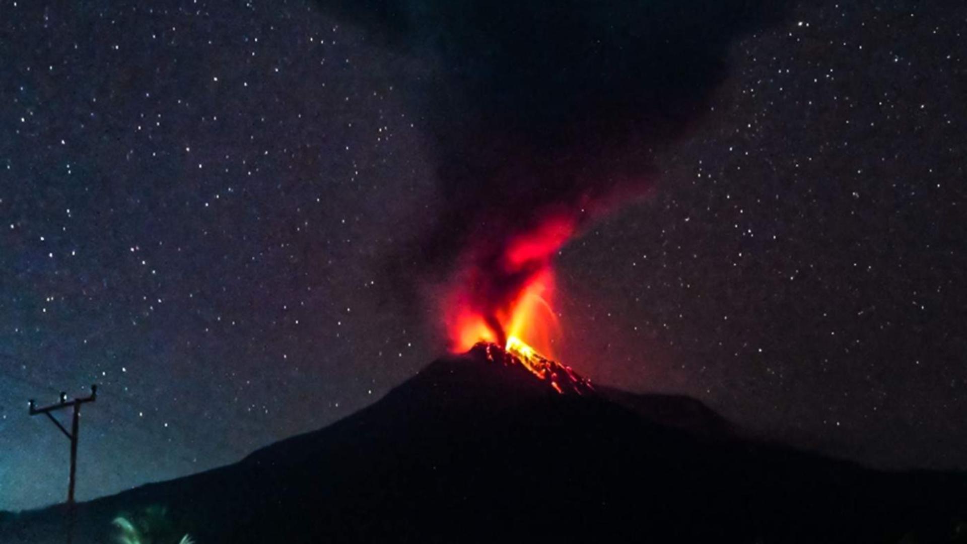 Vulcanul Lewotobi Laki Laki