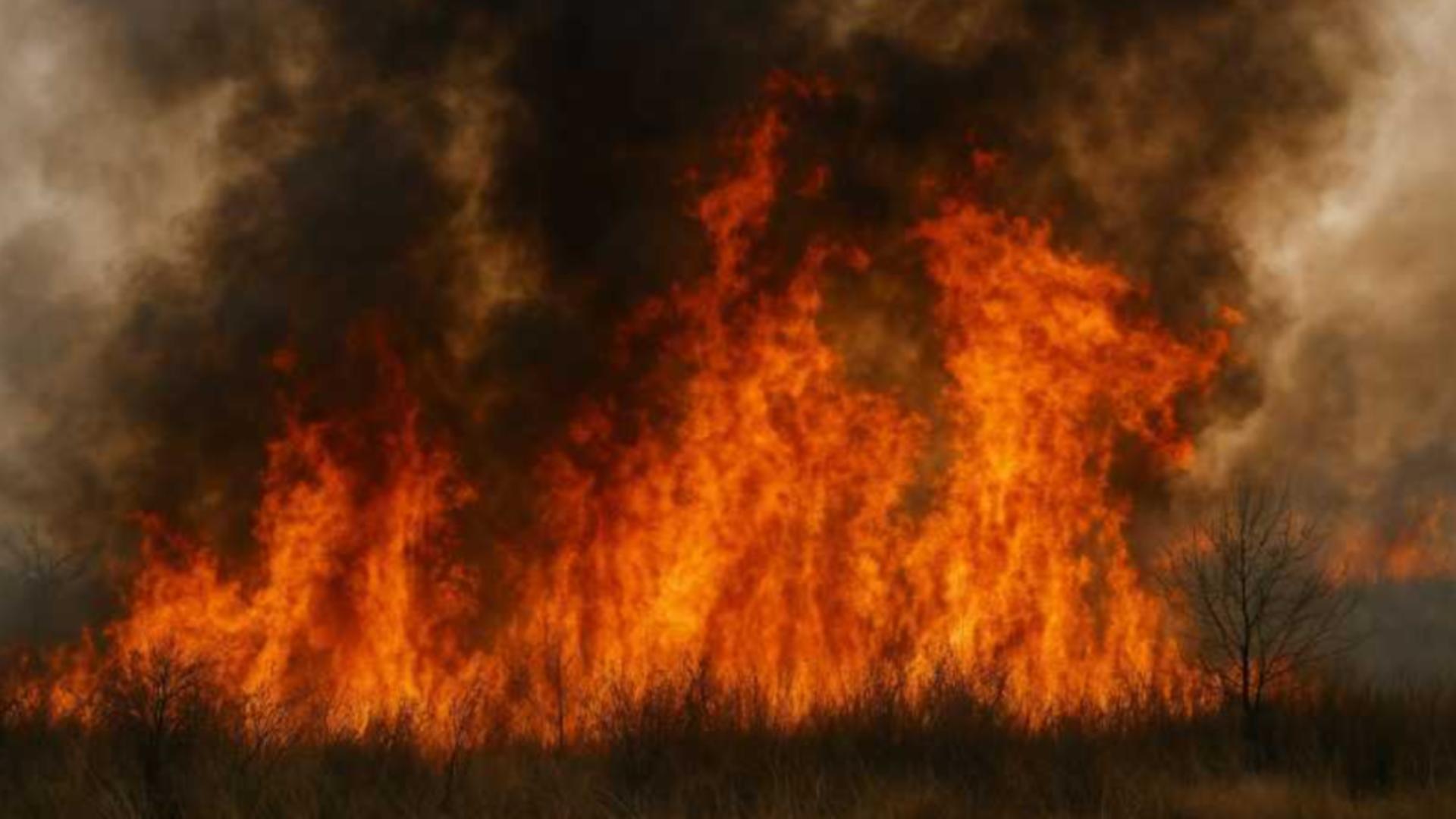 Incendiile au făcut ravagii în județul Constanța. FOTO: ISU Constanța 