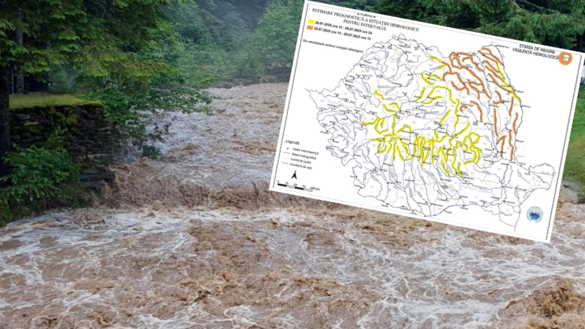 Alertă hidrologică! 