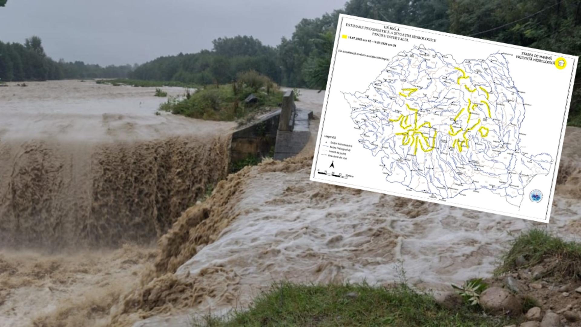 Alertă hidrologică! 