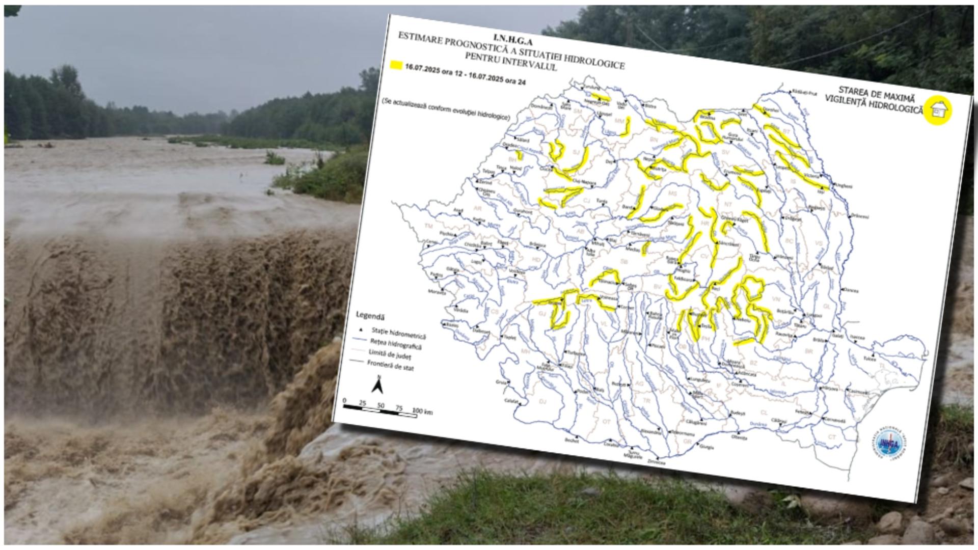 Alertă hidrologică! 