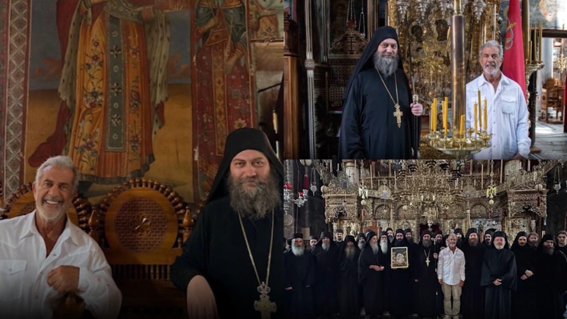 Mel Gibson, în pelerinaj pe Muntele Athos