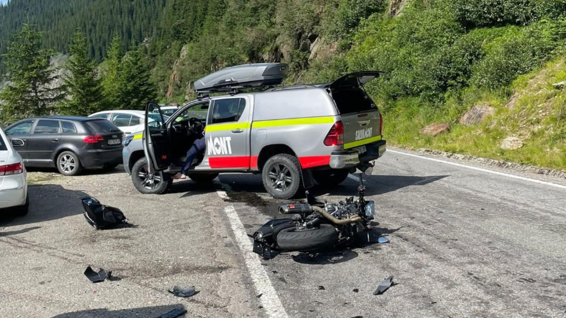 Accident grav pe Transfăgărășan. Foto: Ora de Sibiu