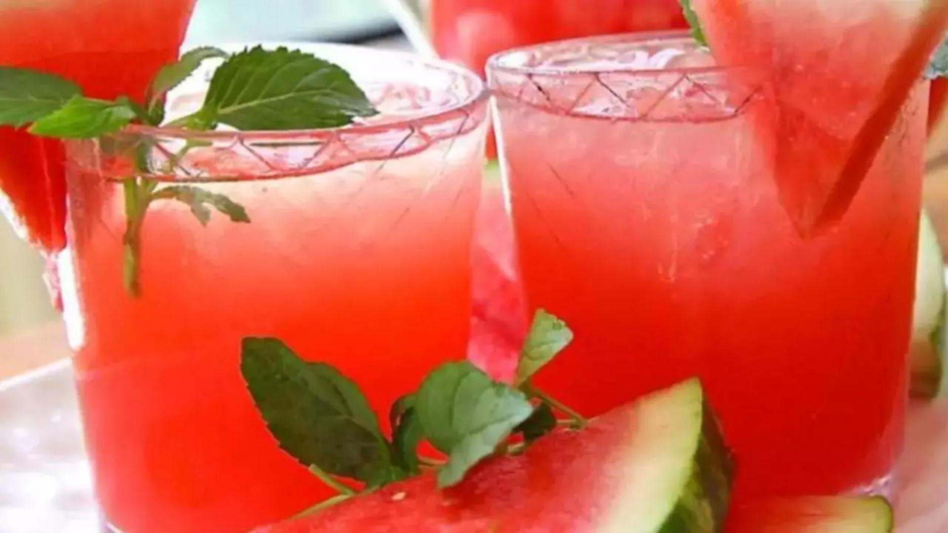 Limonada din pepene roșu, răsfățul delicios și sănătos pentru zilele toride