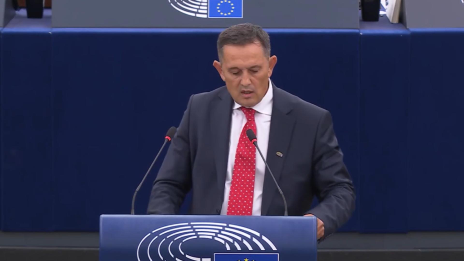 Gheorghe Piperea, la dezbaterea moțiunii de cenzură împotriva Ursulei von Der Leyen