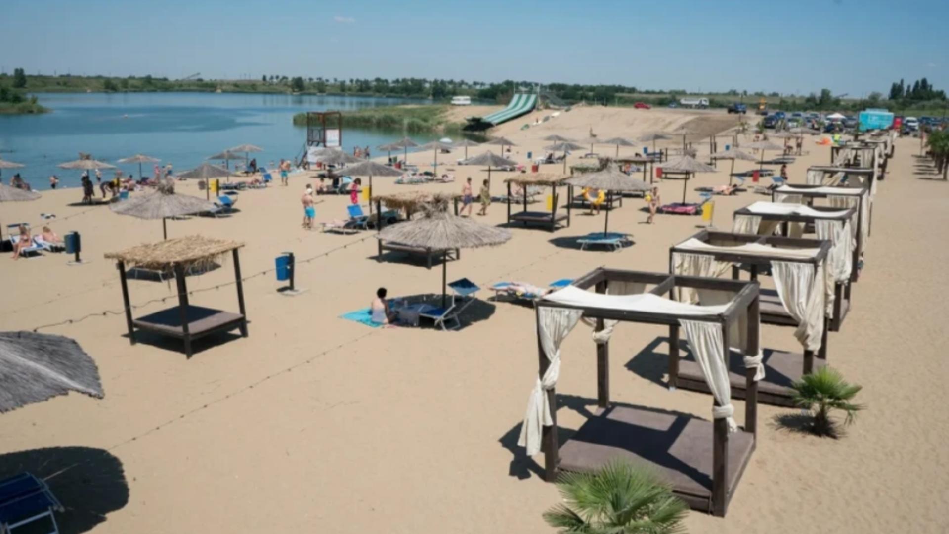 Mini-insula exotică din vestul României. Foto: Facebook