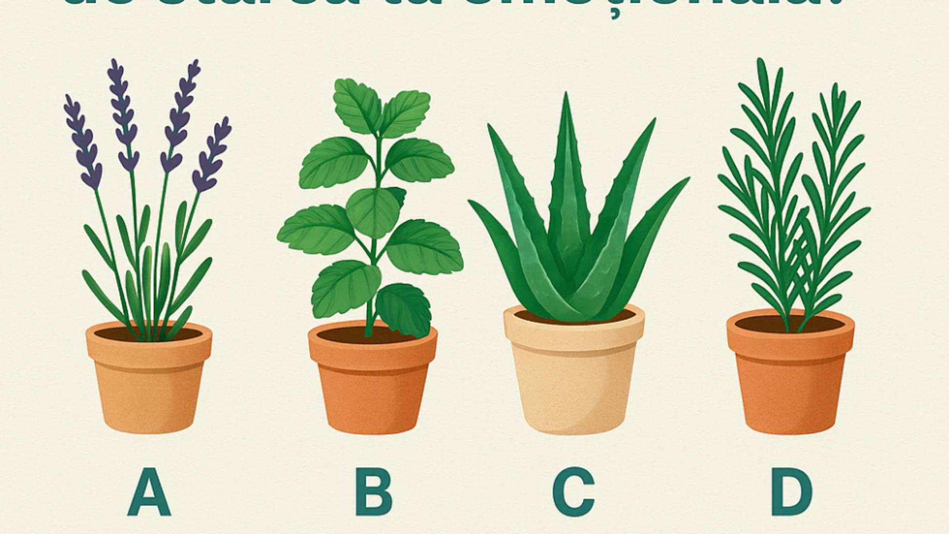 Ce plantă alegi pentru a afla care este starea ta emoțională în această perioadă?