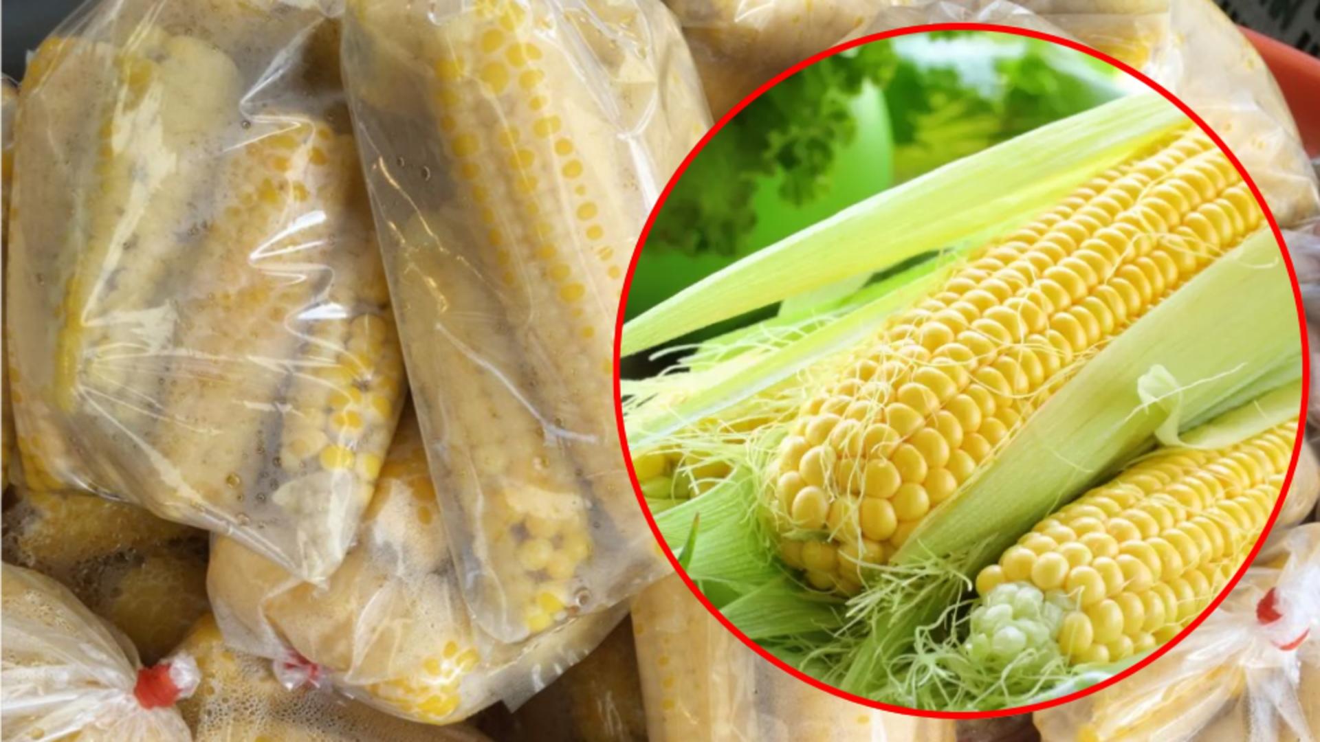 Cât timp rezistă porumbul în congelator