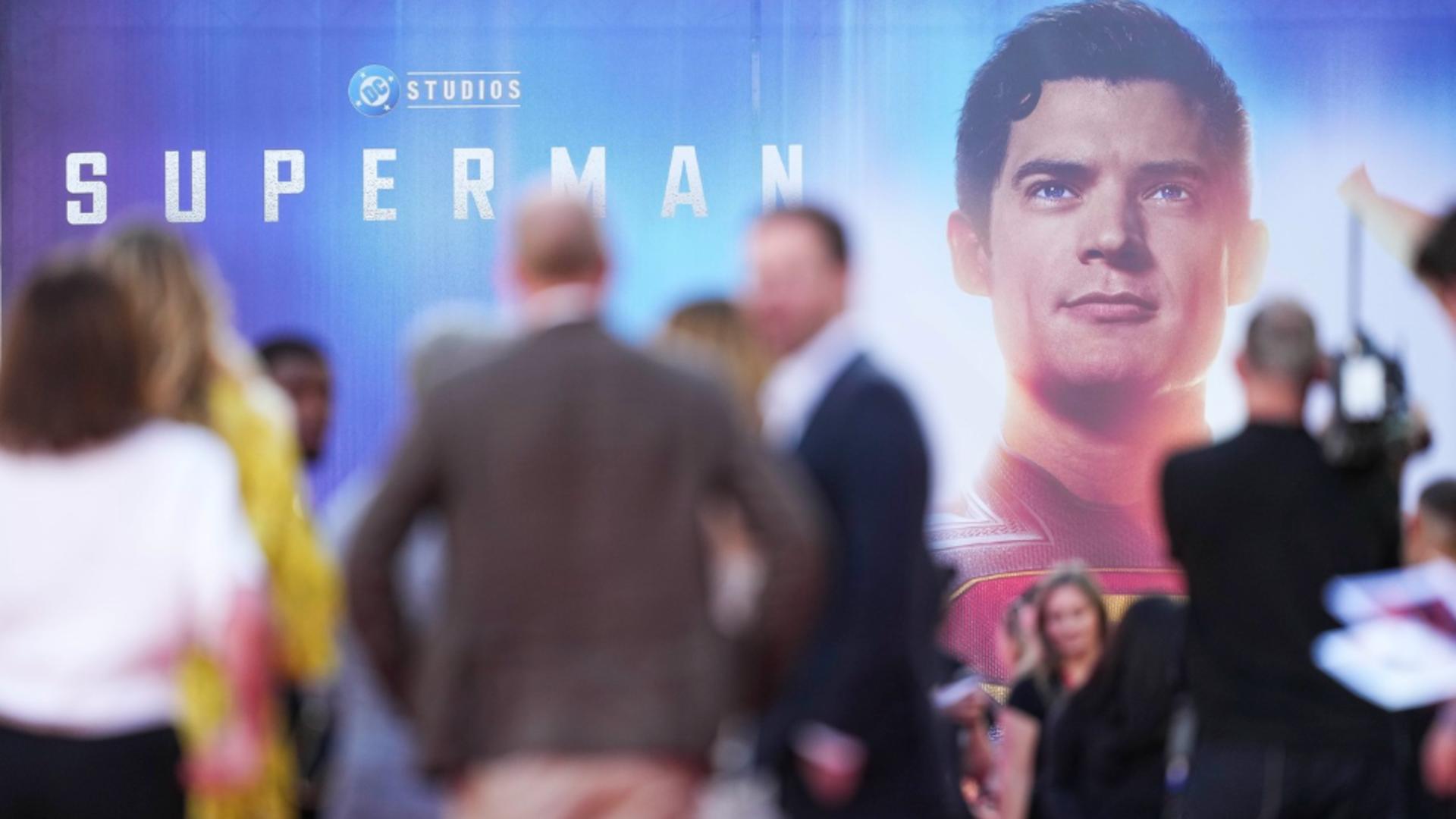 Posterul pentru noul film Superman. Foto: Profimedia