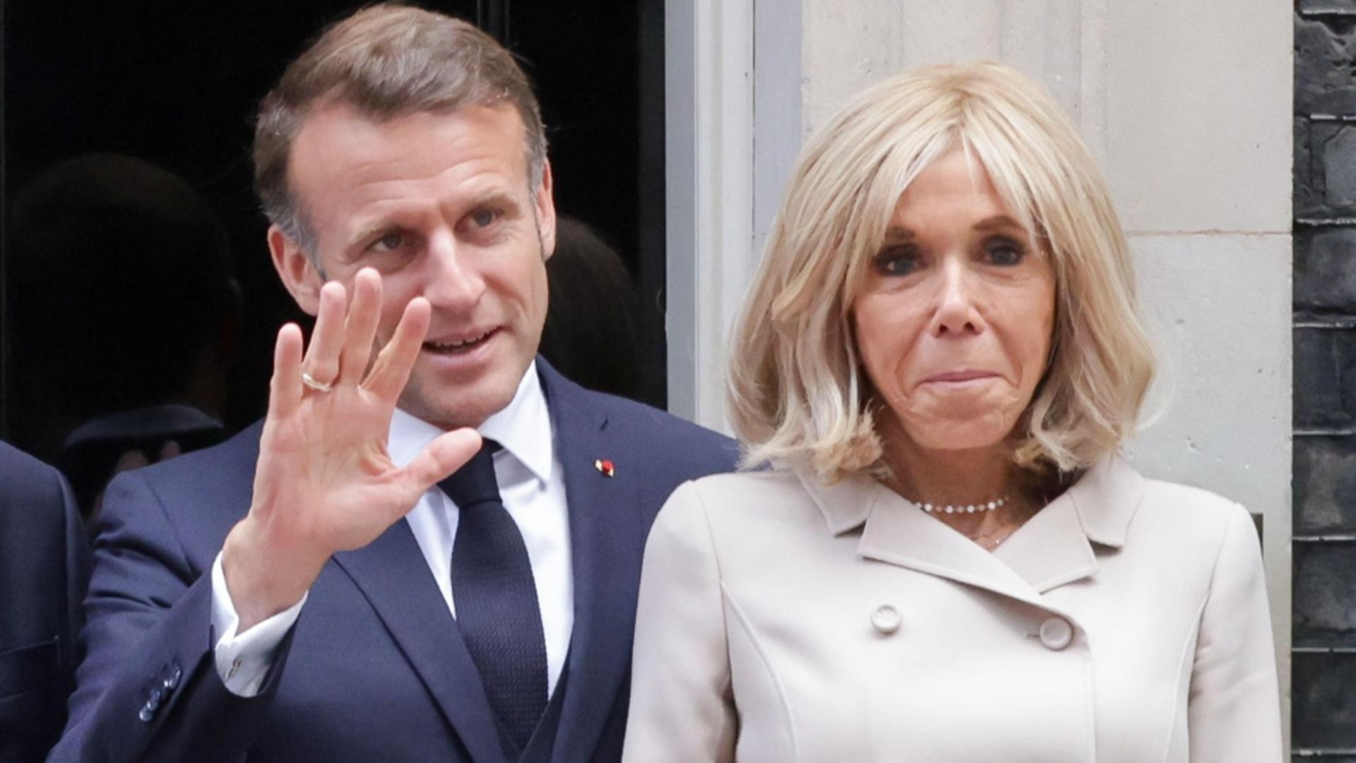 Scandal la Paris, după ce Brigitte Macron a fost acuzată că e transsexual. Foto: Profimedia