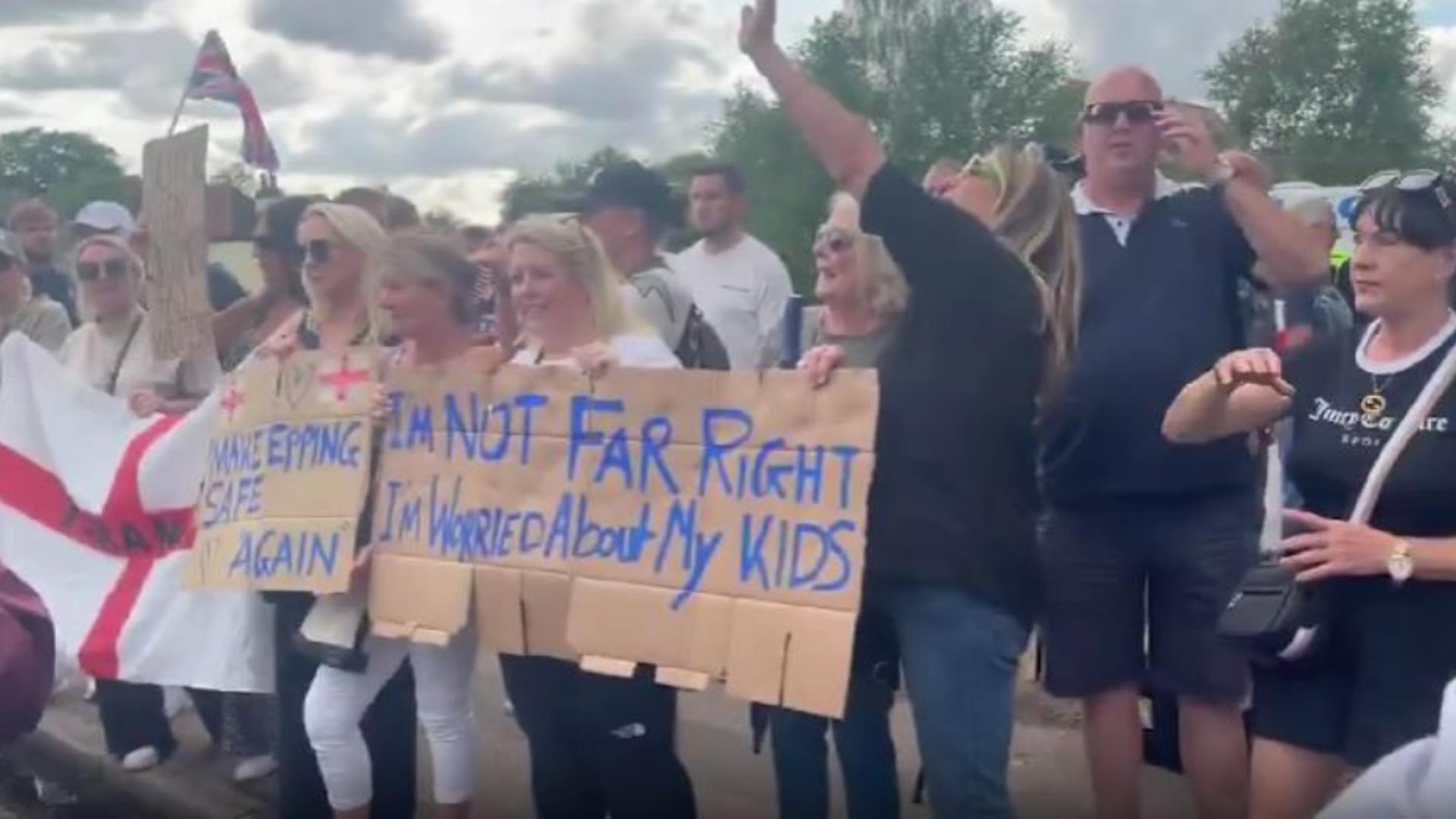 Proteste în Marea Britanie / Sursa foto - Captură video