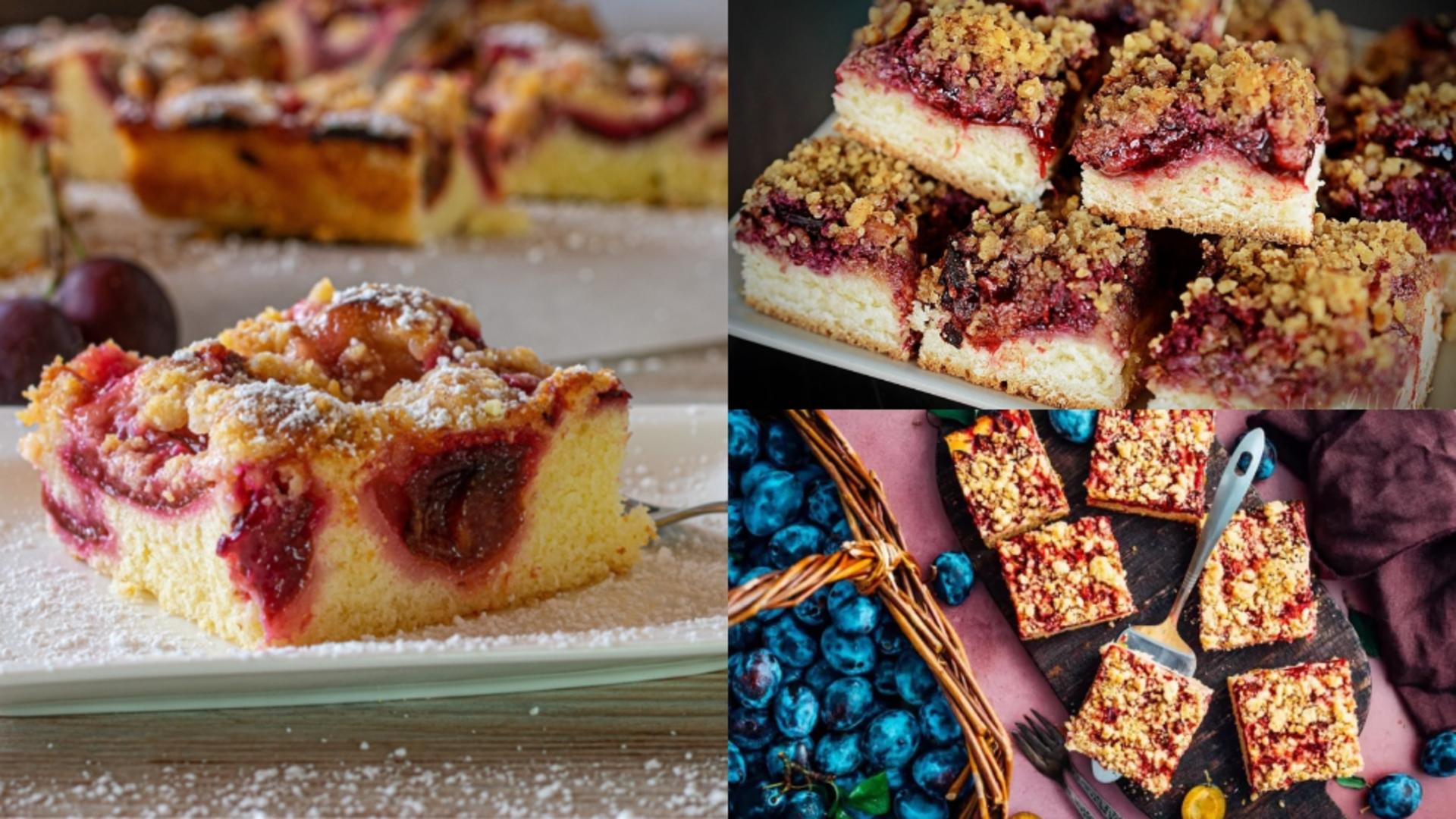 Prăjitură cu prune.