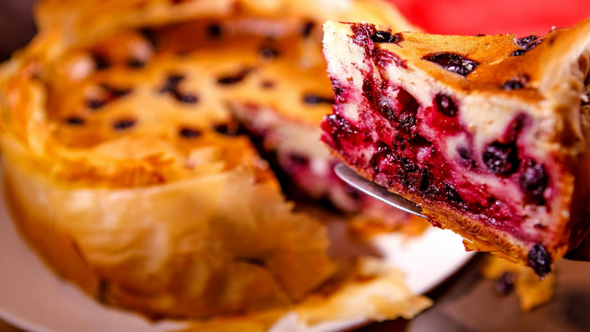 Tartă cu zmeură. Un desertul de sezon foarte gustos și răcoritor