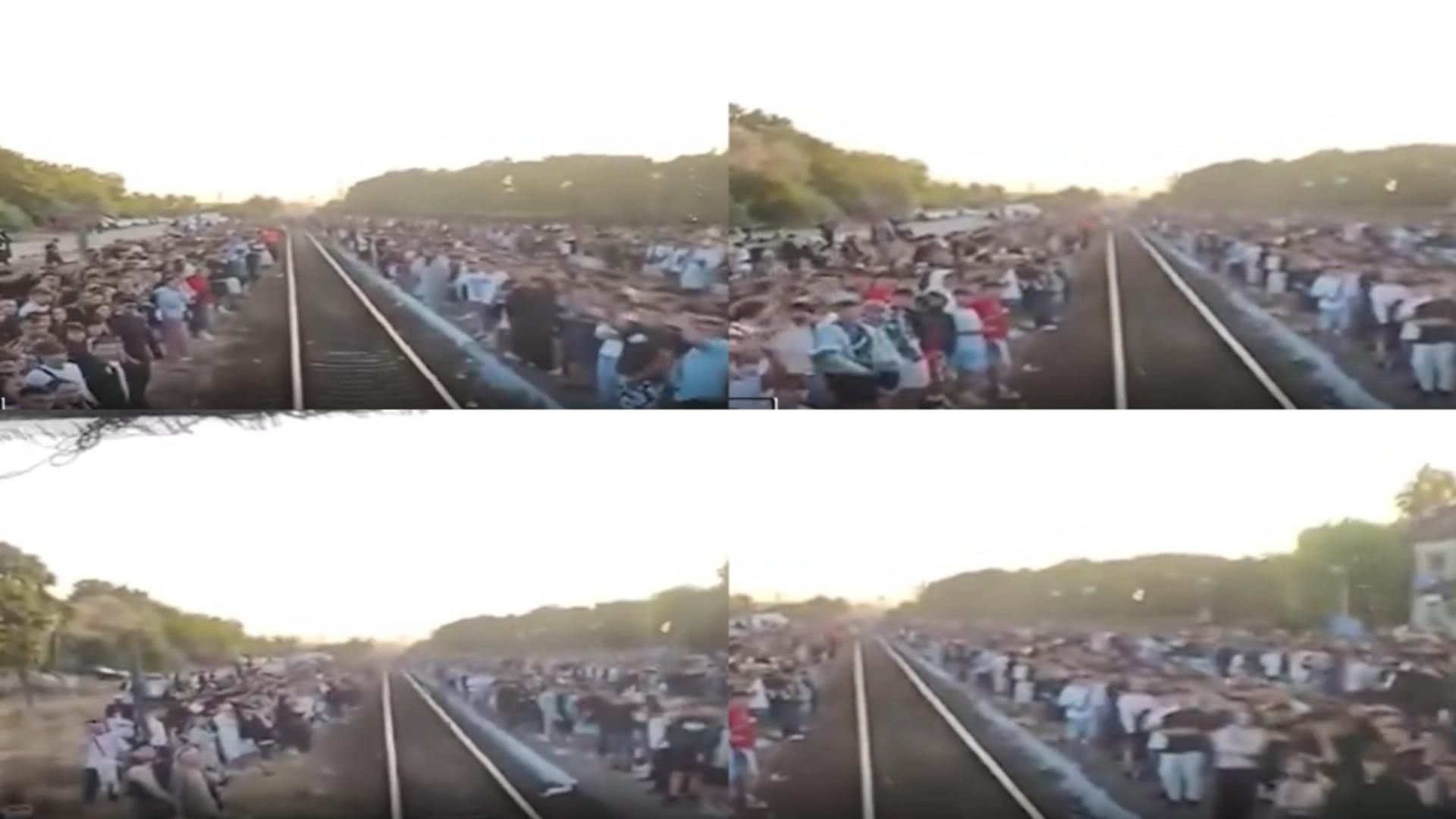 Aglomerație în gara din Costinești! FOTO: Captura Mangalia Online 