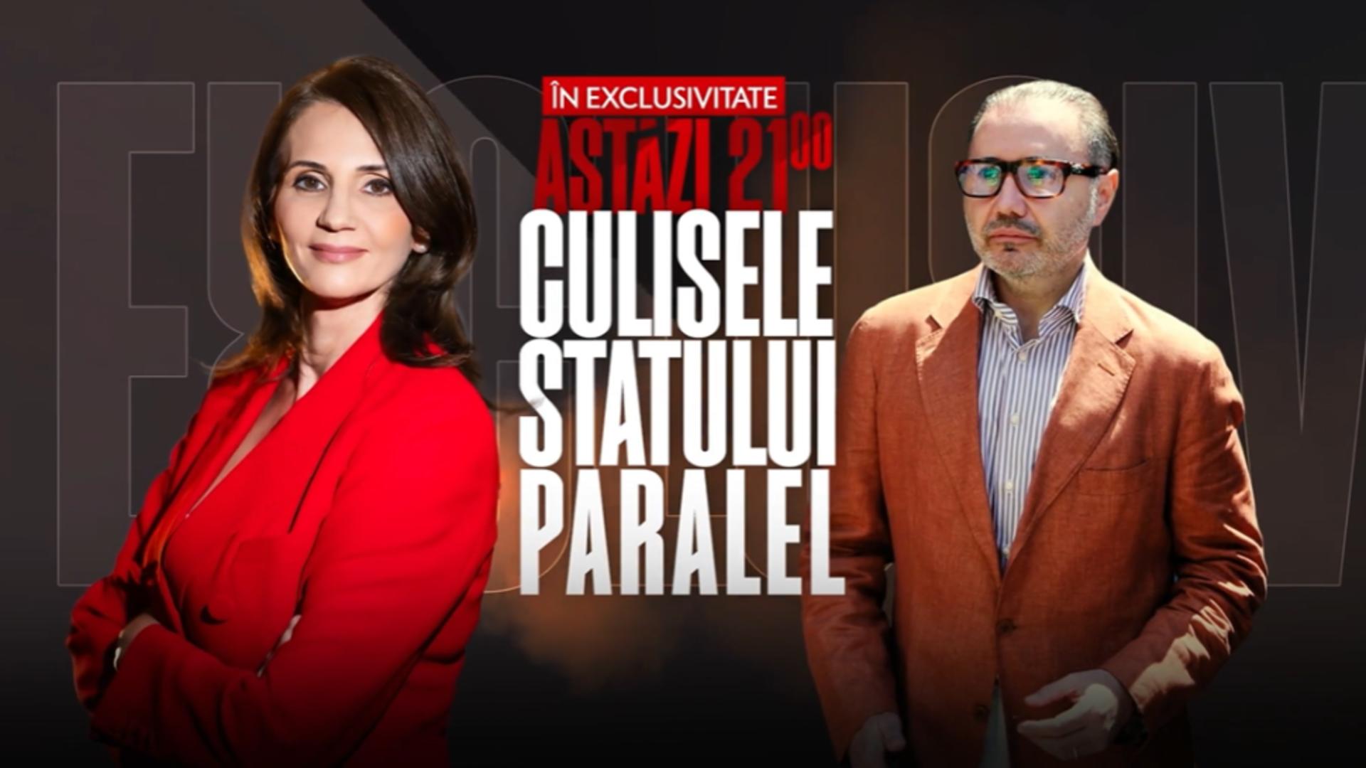 Cristian Rizea, față în față cu Anca Alexandrescu! Dezvăluiri incendiare despre binomul Coldea-Ghiță, de la ora 21.00,  la Culisele Statului Paralel