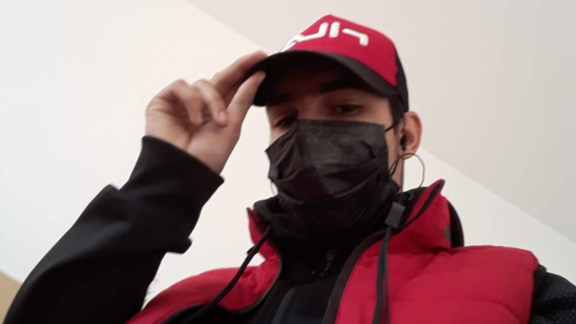 Bătăușul care l-a luat la pumni pe livratorul străin. Foto: Facebook/Tudoran Cosmin