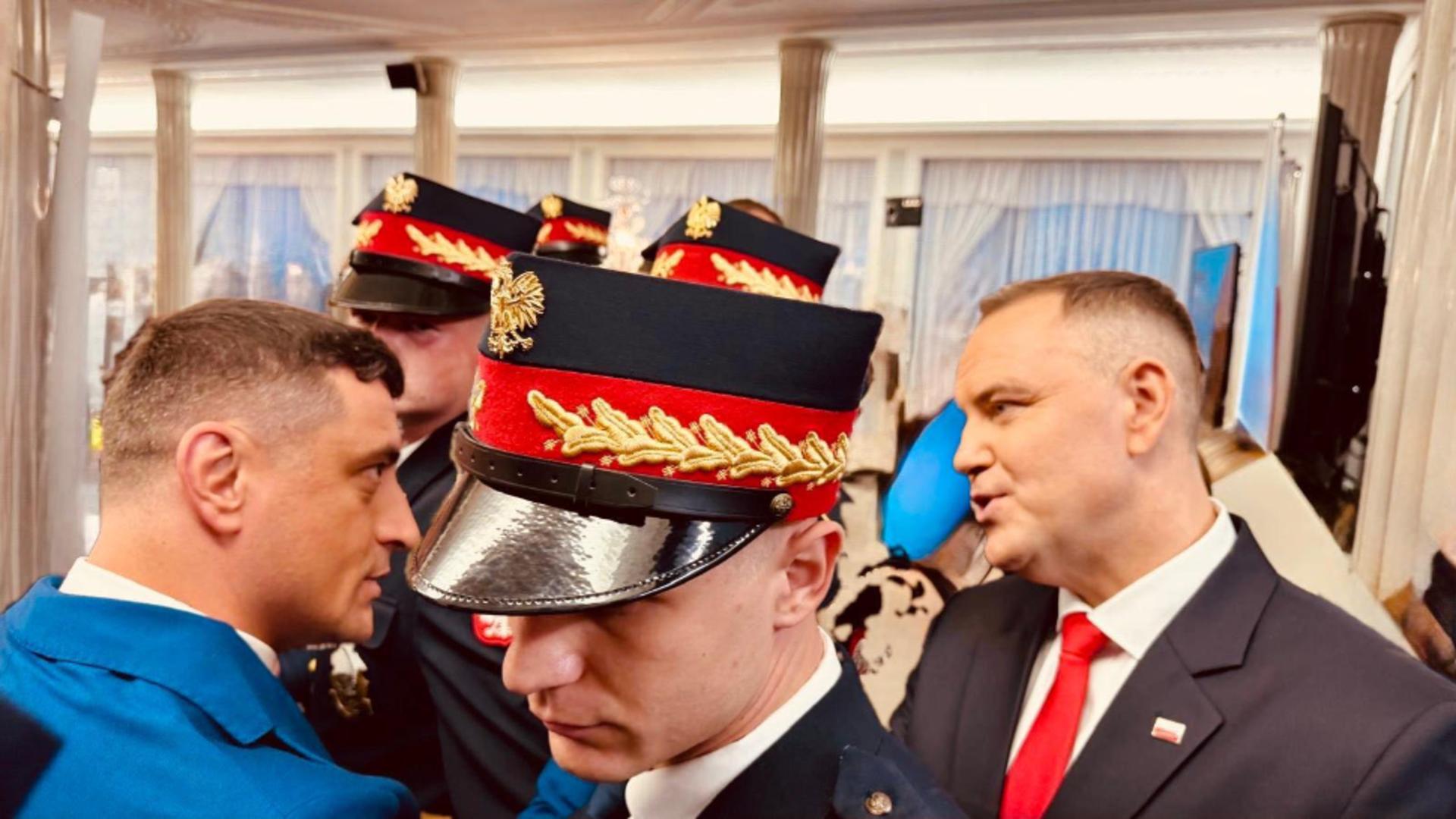 George Simion, prezent la depunerea jurământului lui Karol Nawrocki, noul președinte al Poloniei: mesajul liderului AUR / Facebook