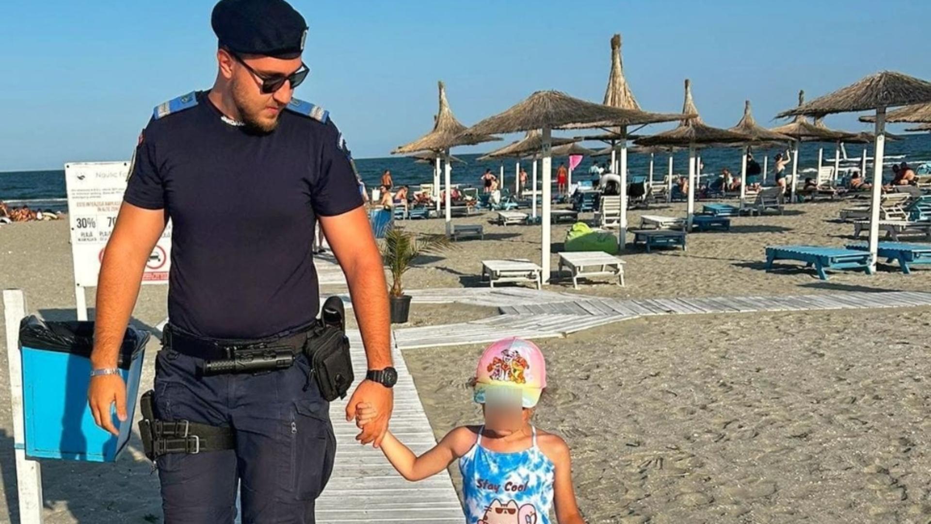 Căutări contra cronometru pe litoral: fetiță de 6 ani găsită la 3 kilometri distanță