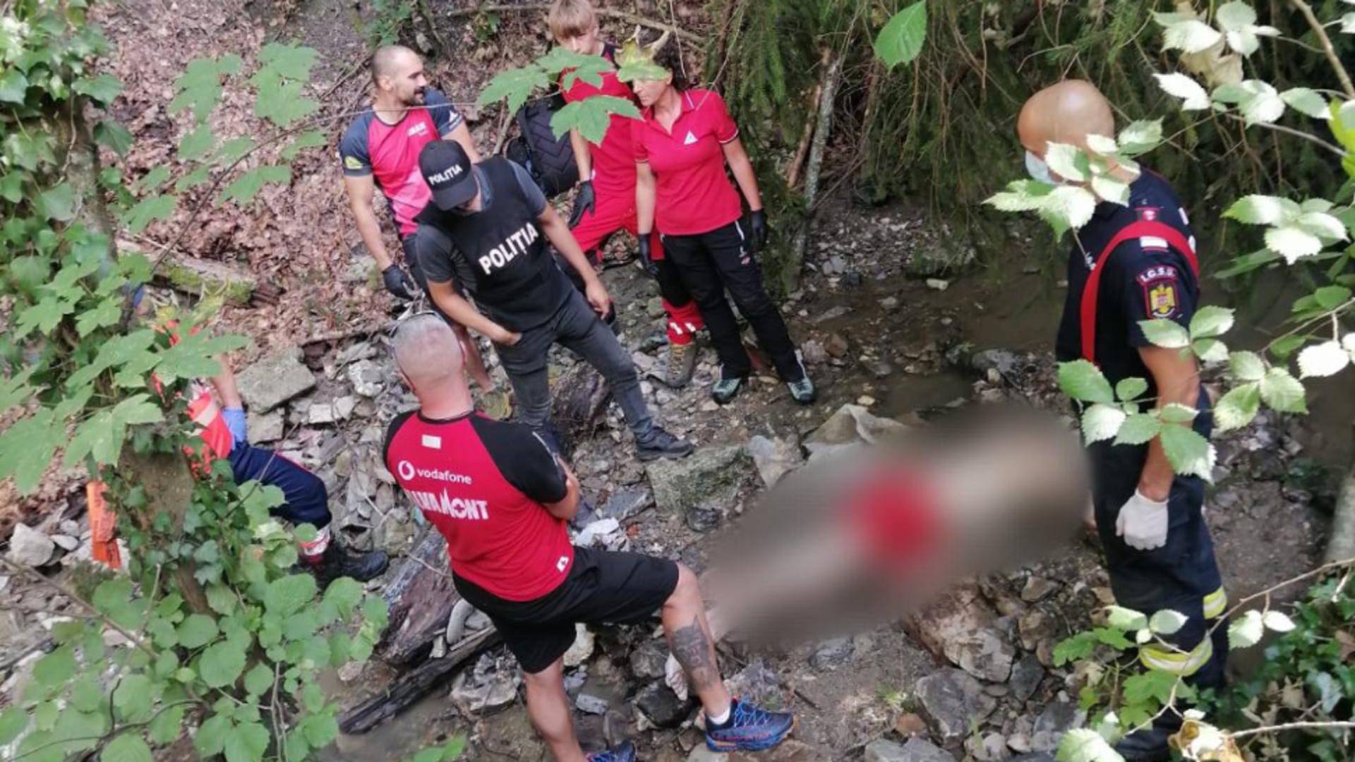Turist dat dispărut, găsit mort într-o râpă. Foto: Facebook/Salvamont Sinaia