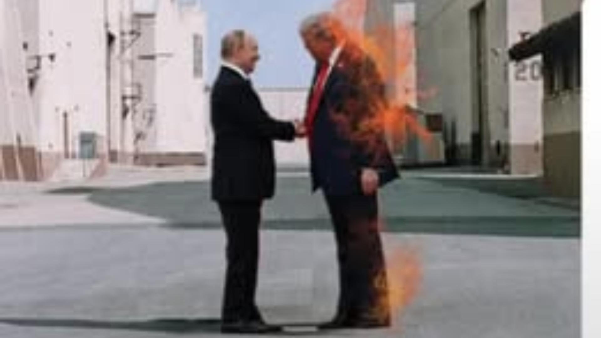 Cum a ajuns fotografia de pe coperta unui celebru album Pink Floyd să ilustreze întâlnirea Trump-Putin?