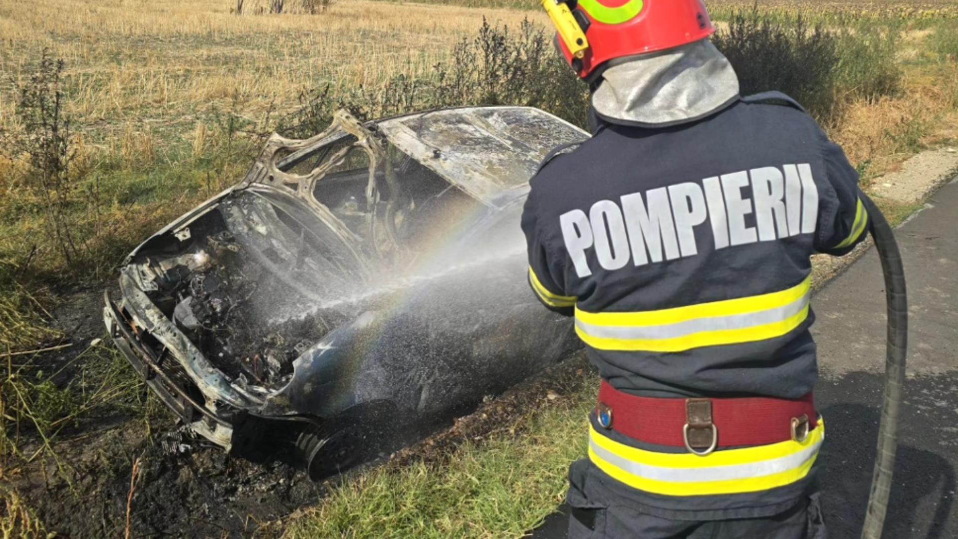 Incendiu în Giurgiu