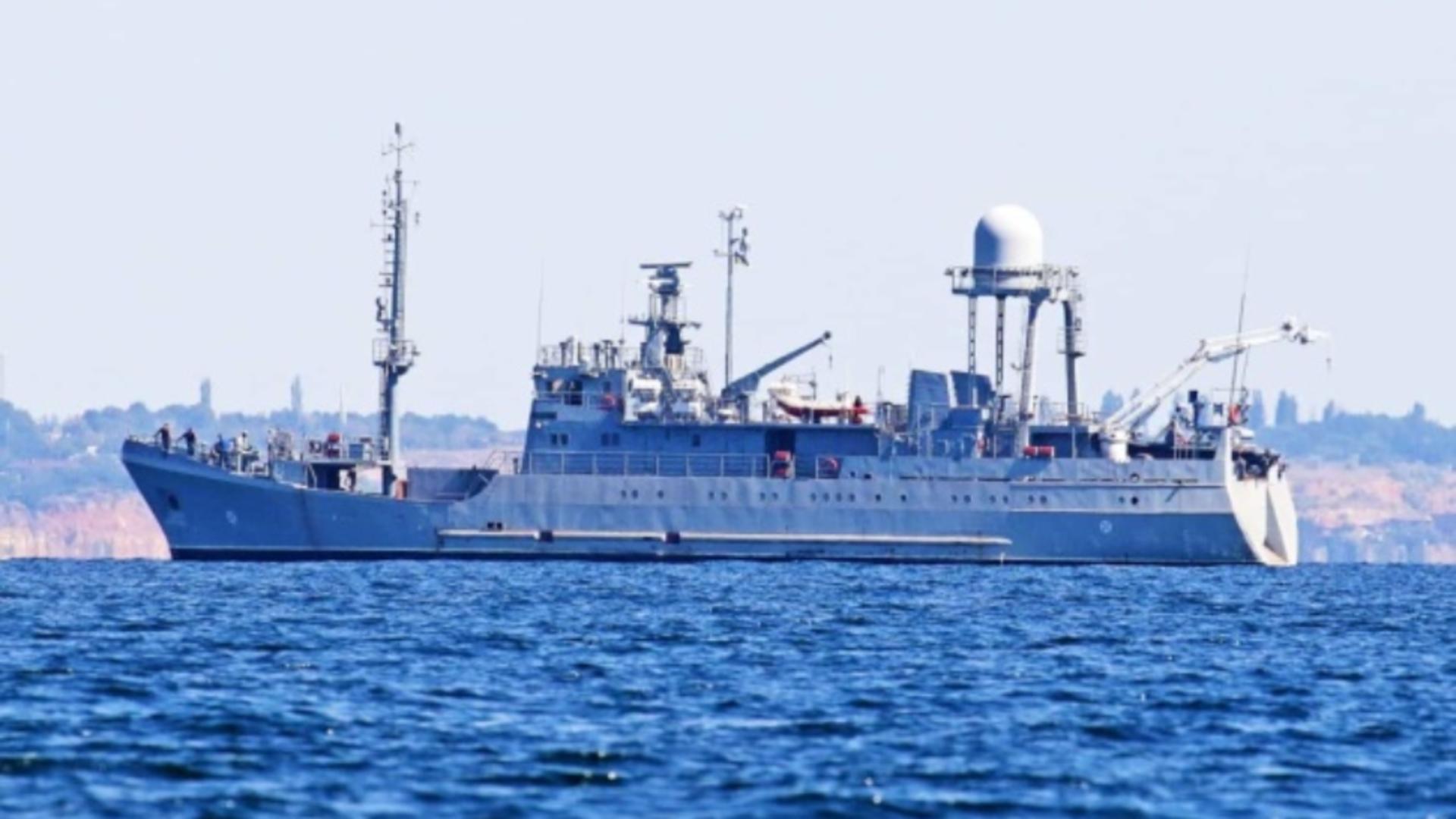 Nava se afla într-o misiune de rutină (foto: Ukinform)