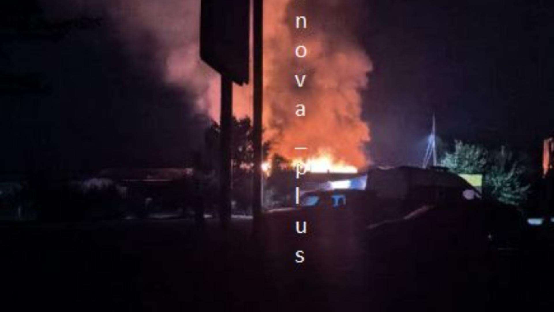  Infrastructura feroviară din Rusia, lovită de armata ucraineană: o gară din Volgograd, în flăcări / Captură X